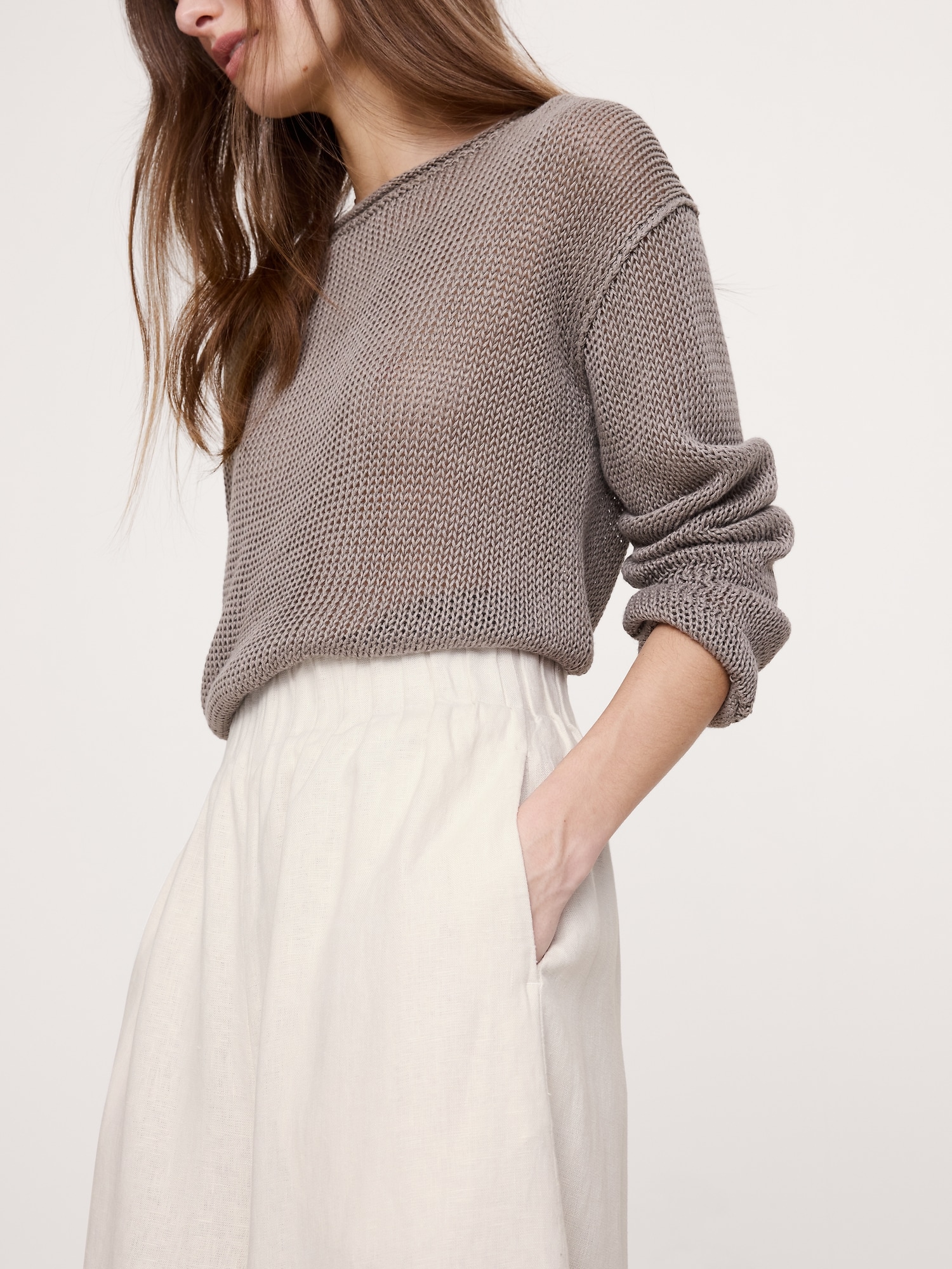 Image number 4 showing, Linen Culotte