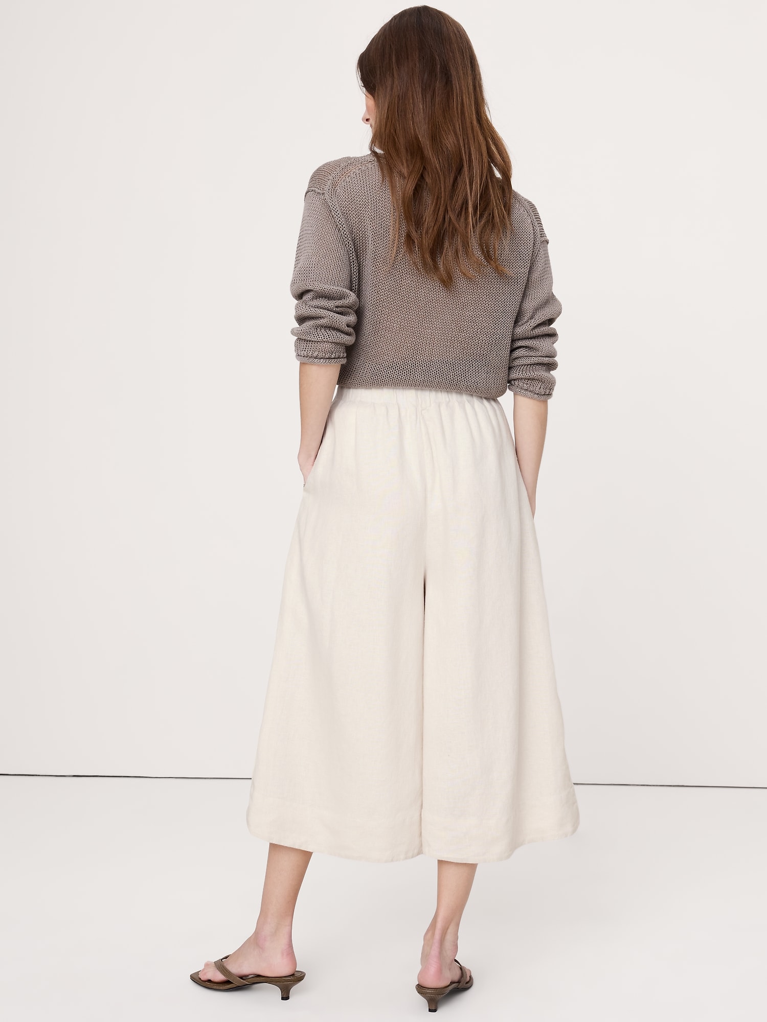 Image number 3 showing, Linen Culotte