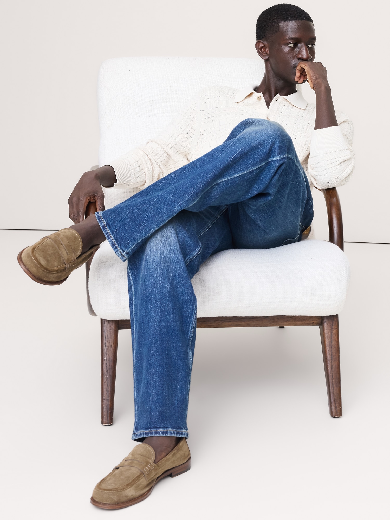 Image number 2 showing, Italian Suede Penny Loafer