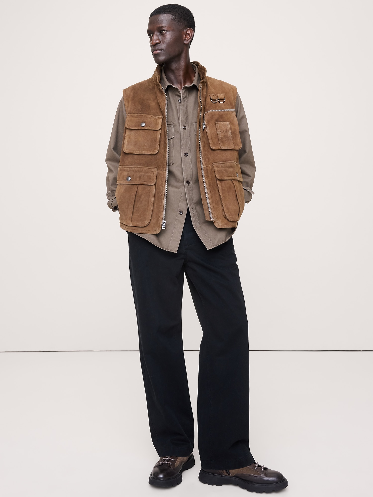 CHINO AMPLE AVEC CEINTURE