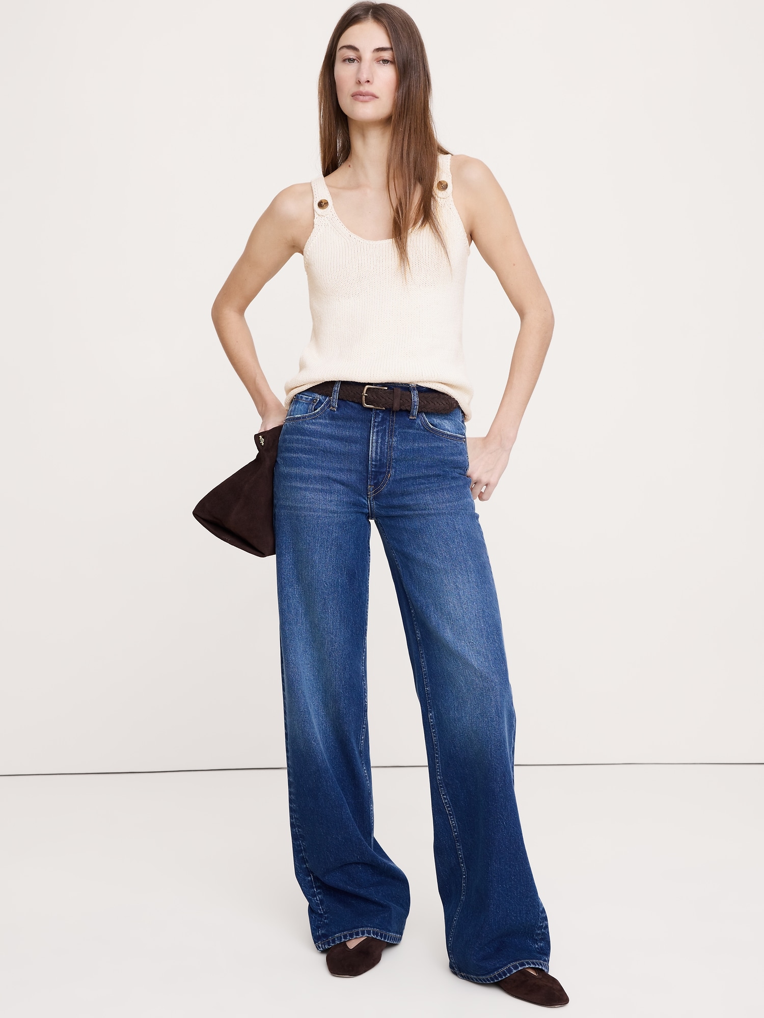 CAMISOLE À ENCOLURE DÉGAGÉE EN COTON