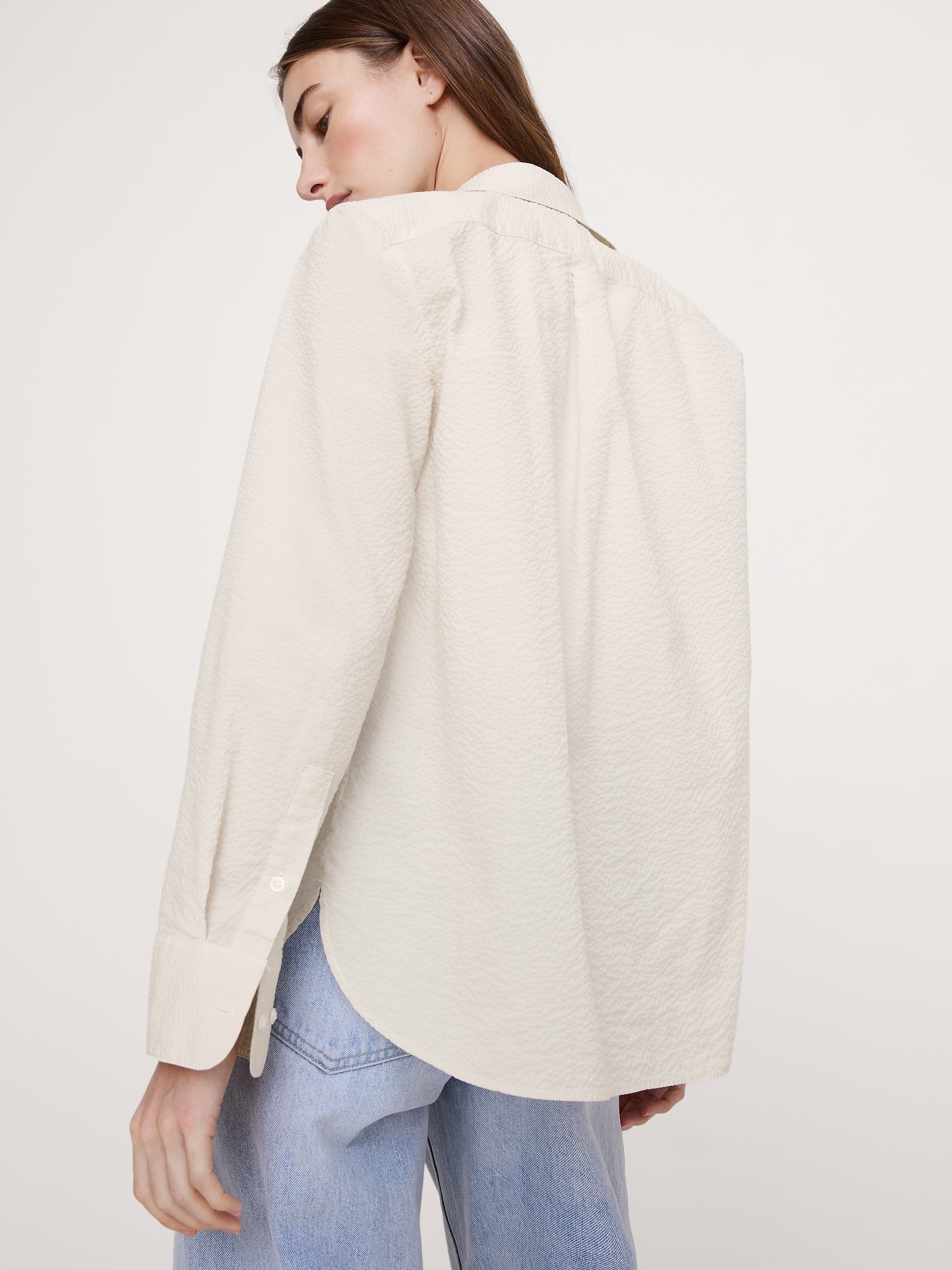 L'image numéro 6 présente Chemise de tous les jours en coton gaufré