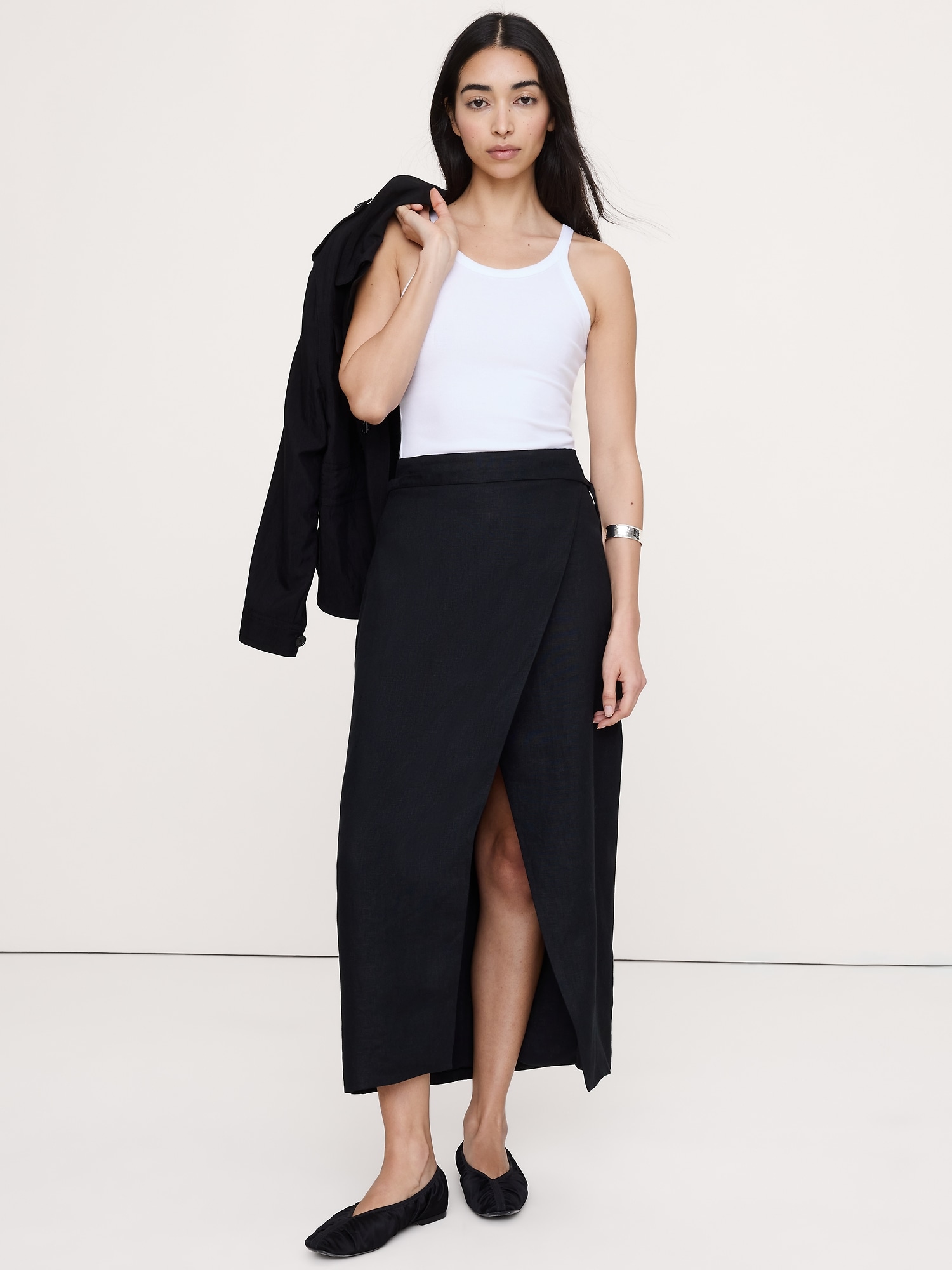 Ribbed Scoop-Neck Tank