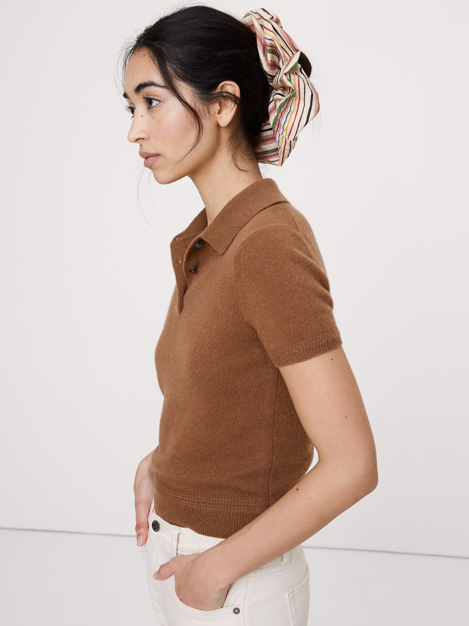 Image number 2 showing, Cotton Hair Scrunchie