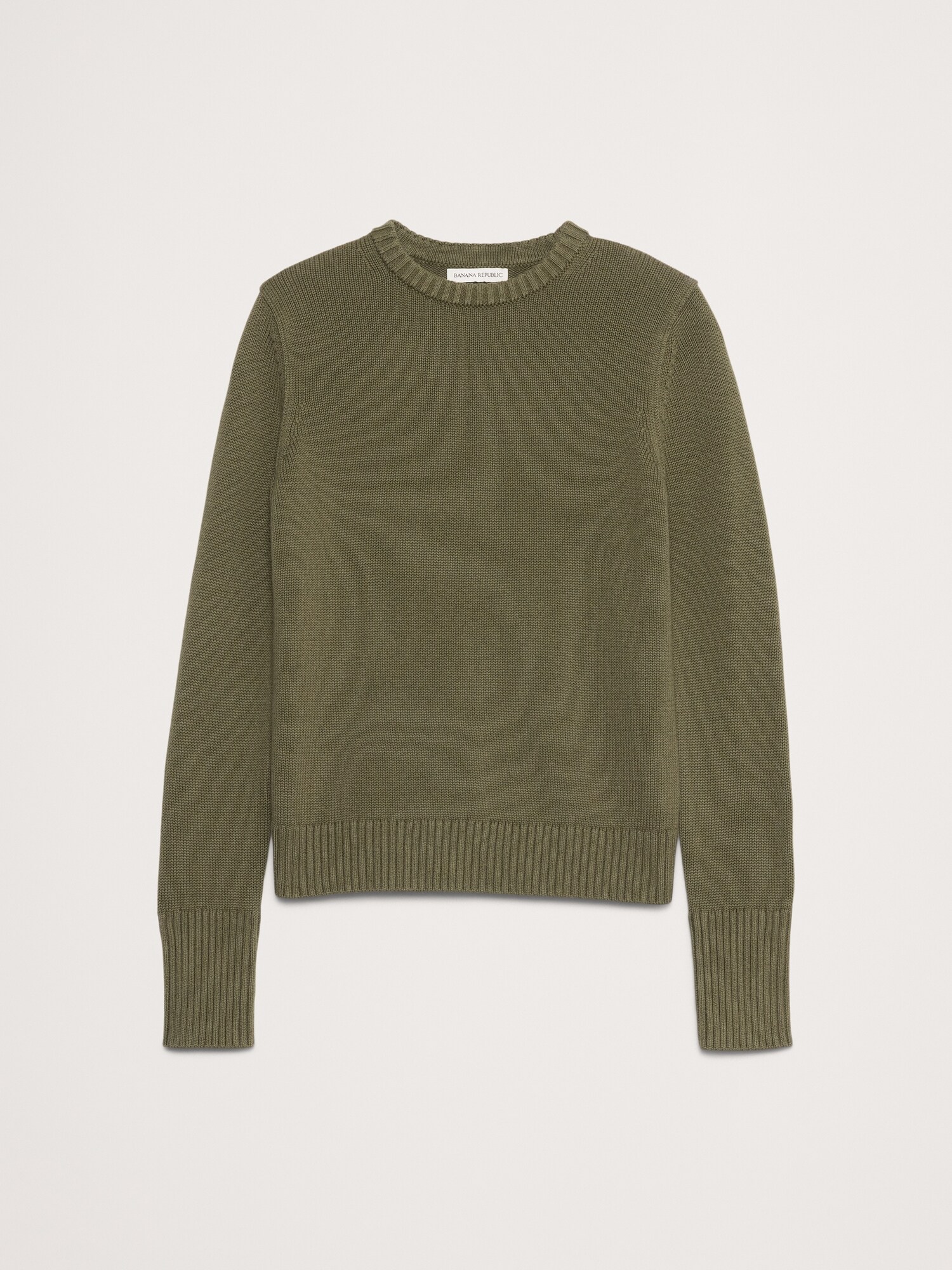 L'image numéro 4 présente Chandail ras du cou en coton et soie Douceur infinie