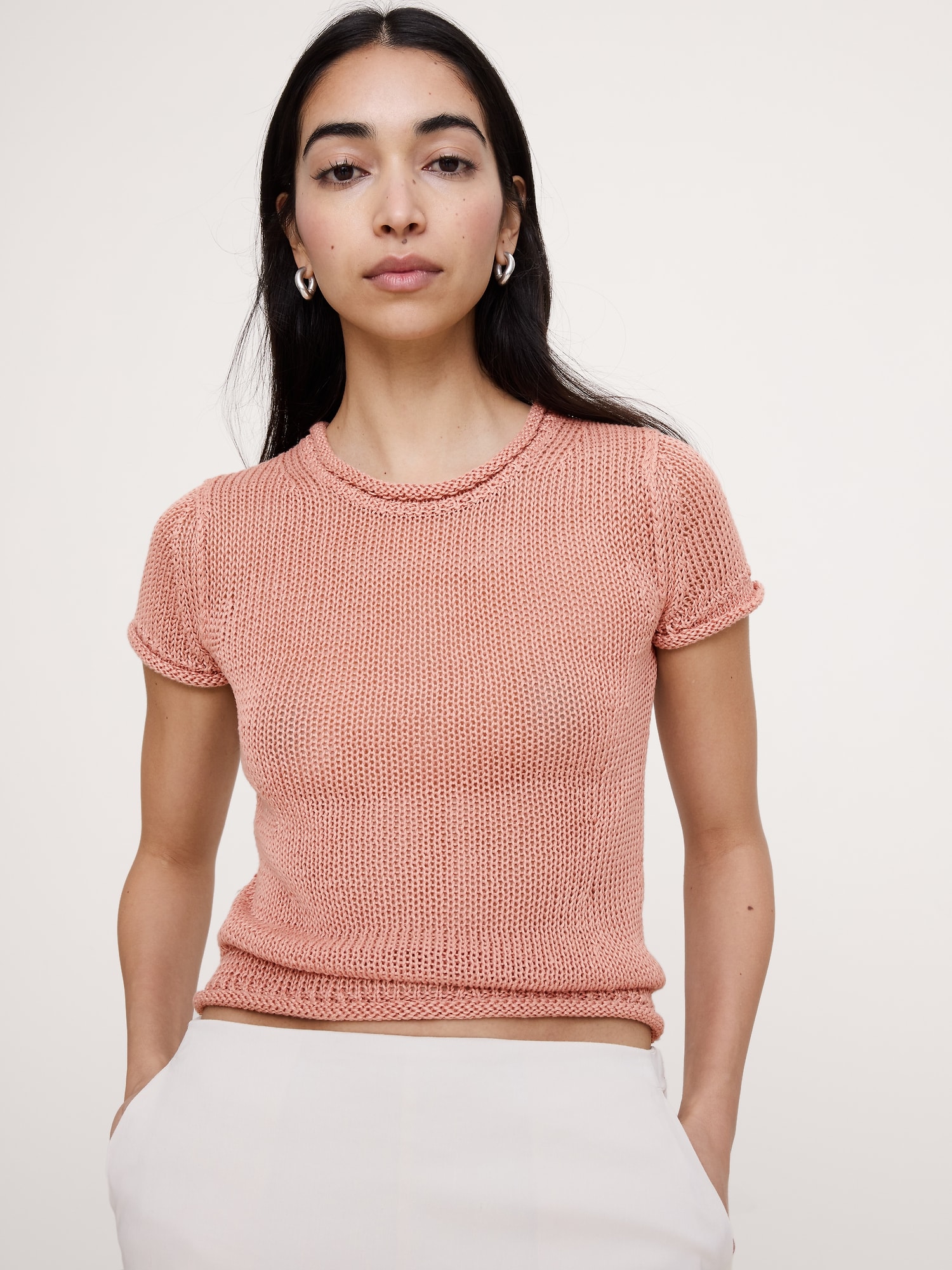 Heirloom Linen Sweater Tee