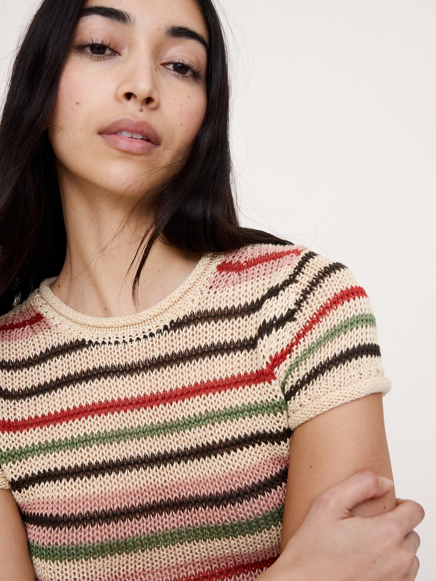 Image number 4 showing, Heirloom Linen Sweater Tee