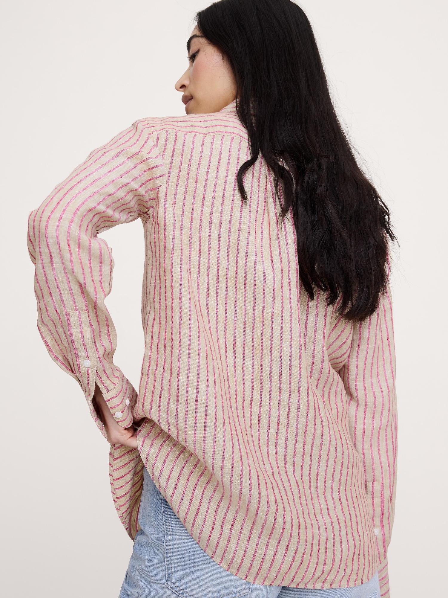 L'image numéro 3 présente Chemisier de tous les jours en lin