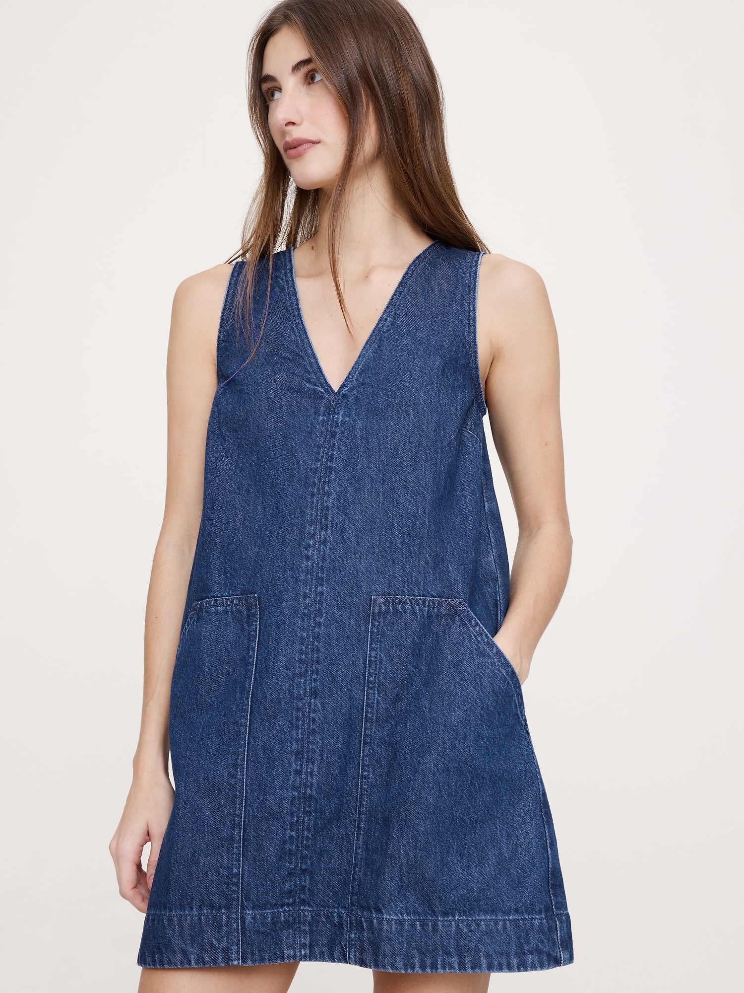 Denim Shift Dress