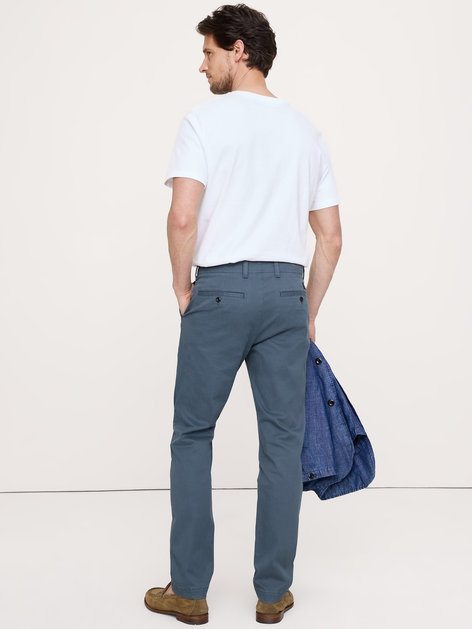L'image numéro 2 présente Chino étroit rodé