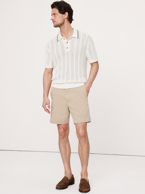 SHORT EN CHINO RODÉ, 18 CM