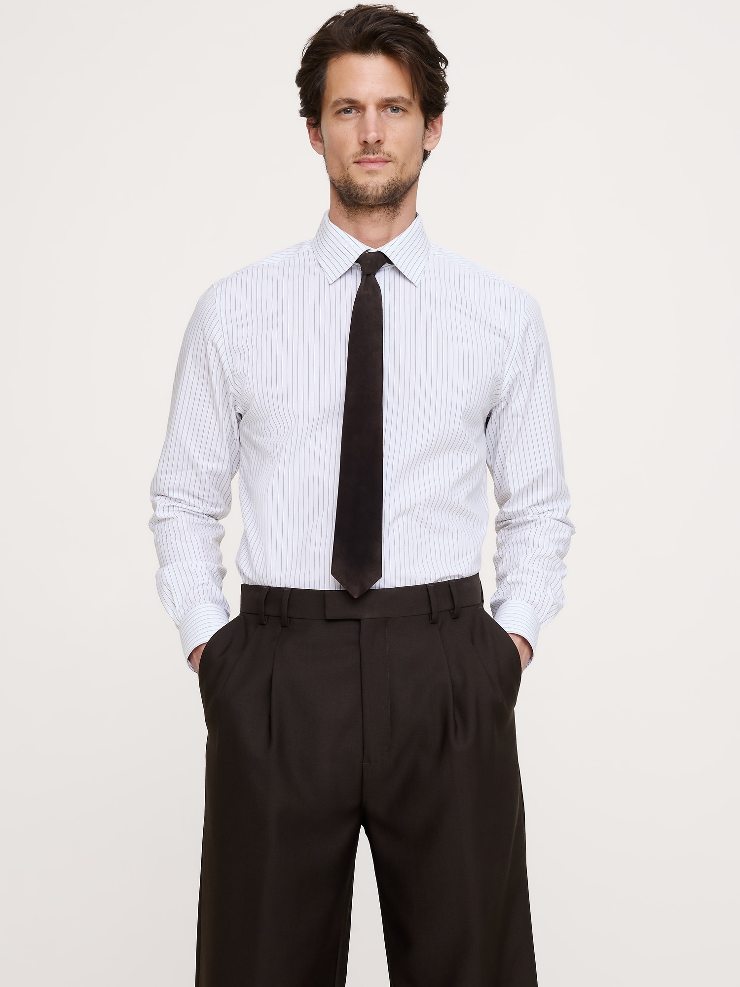 Standard-Fit Wrinkle-Resistant Dress Shirt