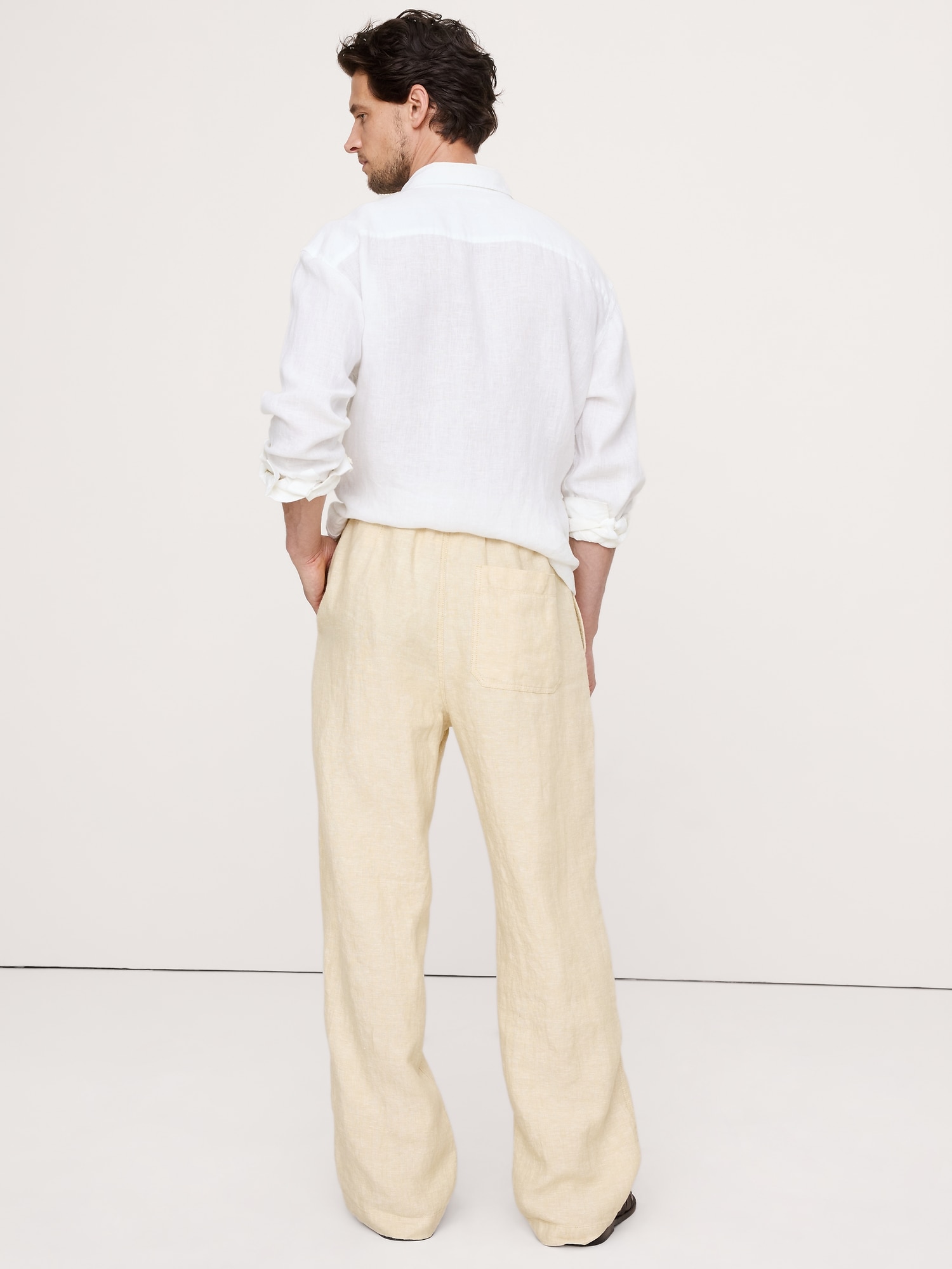 Image number 2 showing, Relaxed Linen Pull-on Beach Pant