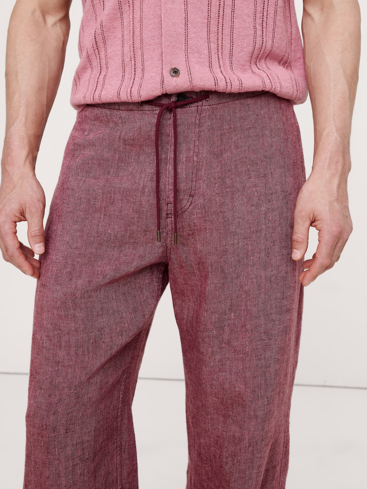 Image number 3 showing, Relaxed Linen Pull-on Beach Pant