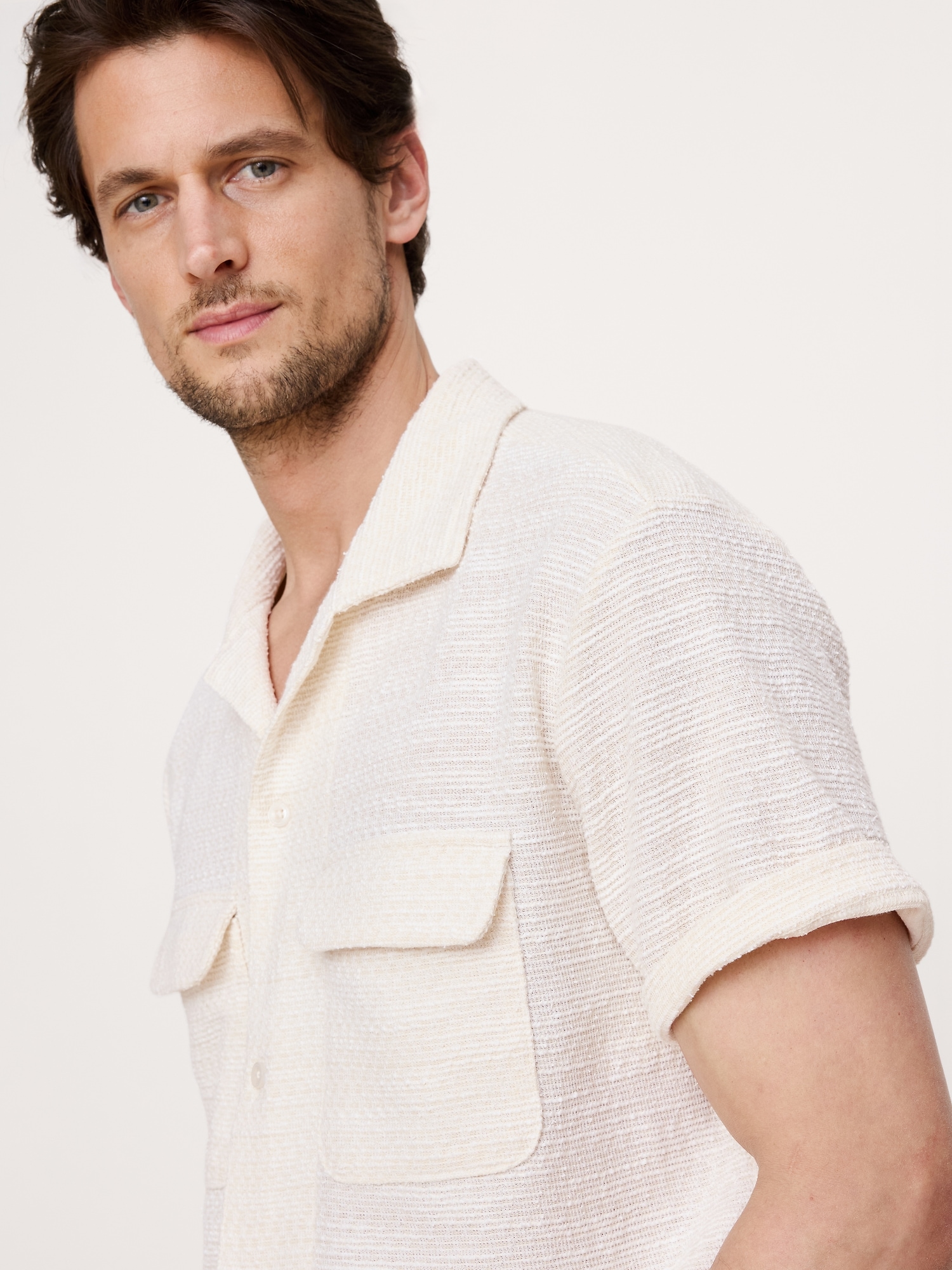 Image number 3 showing, Textured Knit Resort Shirt