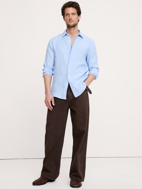 CHEMISE AJUSTÉE EN LIN