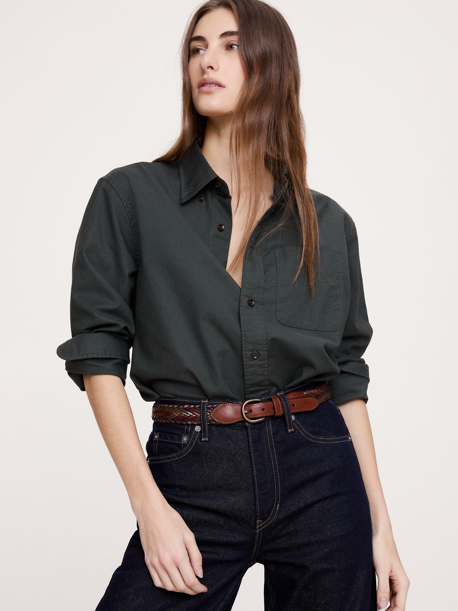 CEINTURE EN CUIR TRESSÉ