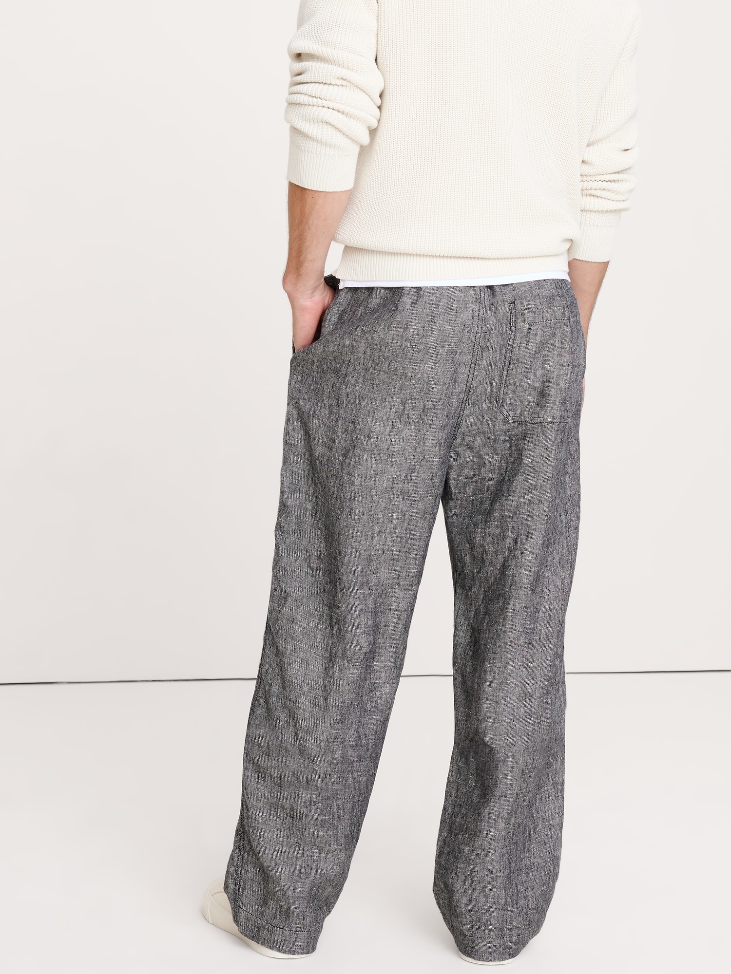 Image number 5 showing, Relaxed Linen Pull-on Beach Pant