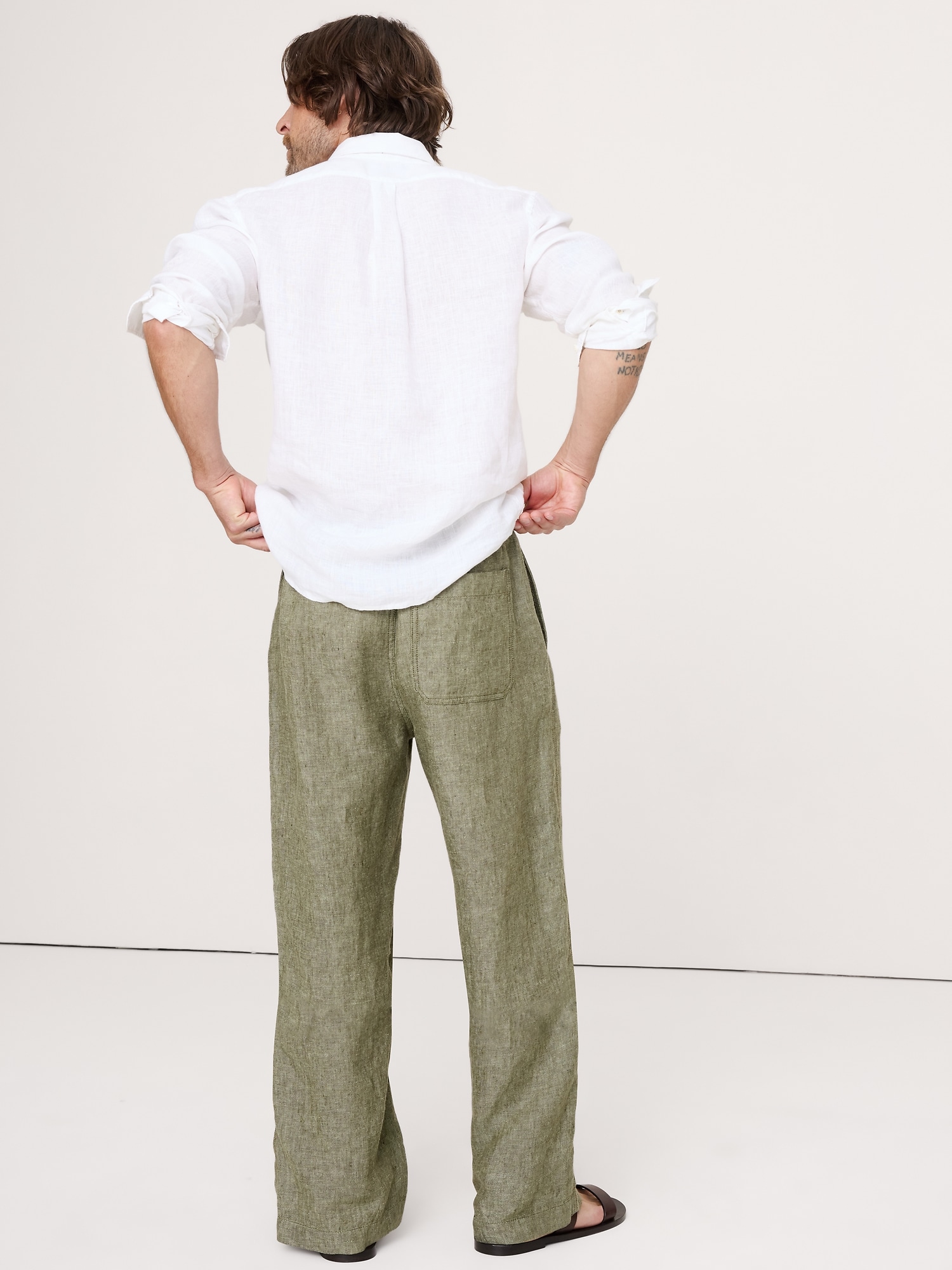 Image number 2 showing, Relaxed Linen Pull-on Beach Pant