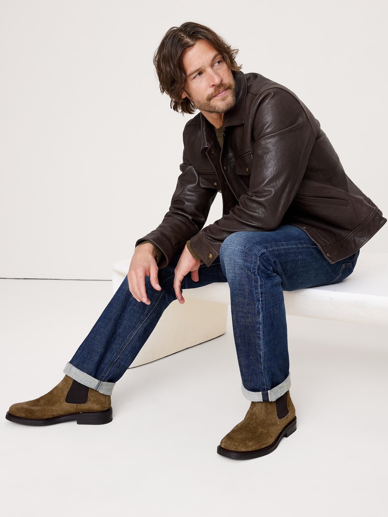 Image number 2 showing, Textured Suede Chelsea Boot