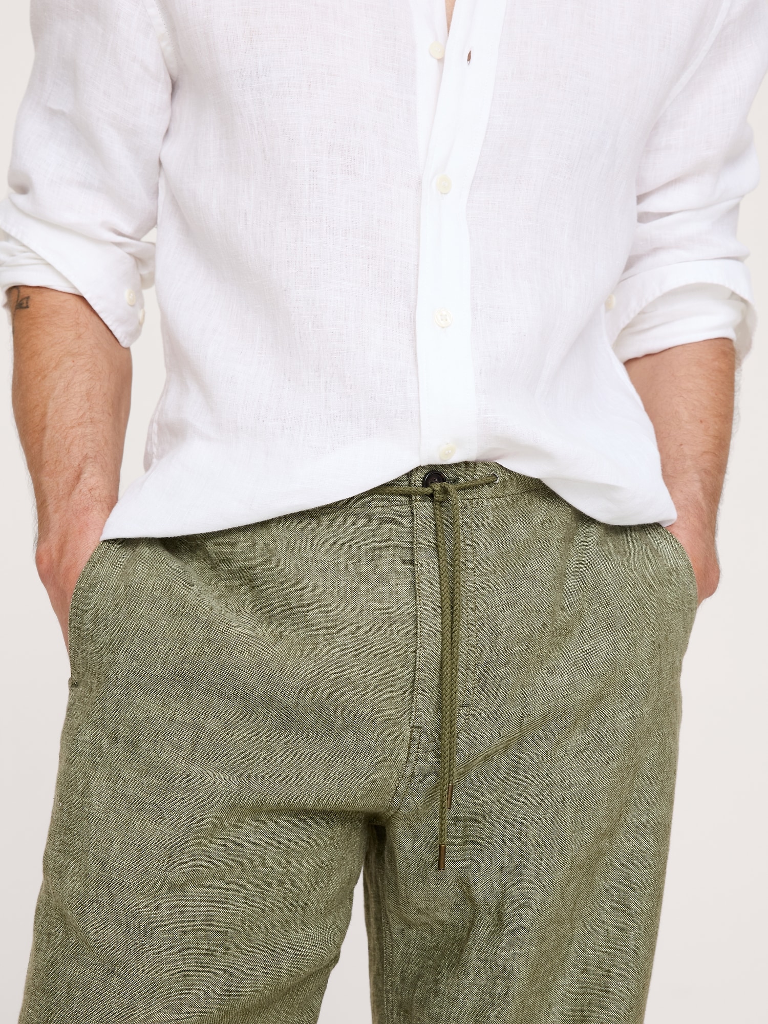 Image number 3 showing, Relaxed Linen Pull-on Beach Pant