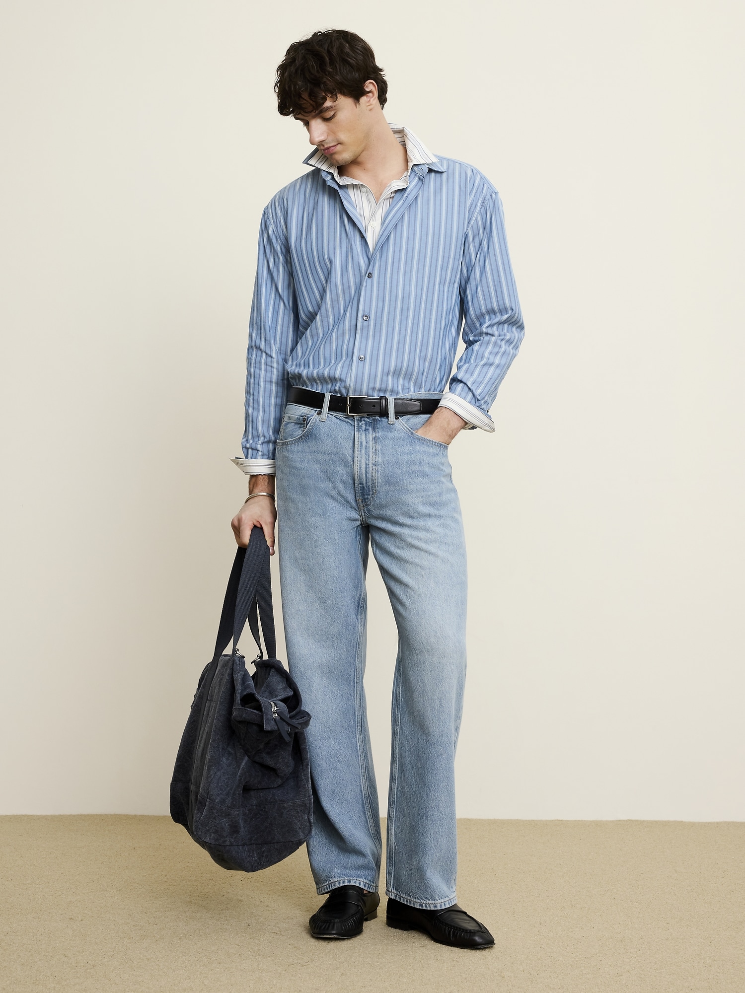 Image number 7 showing, Relaxed-Straight Lightweight Jean