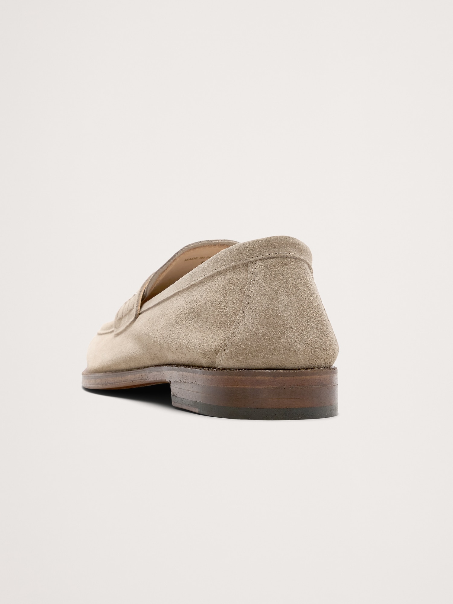Italian Suede Penny Loafer