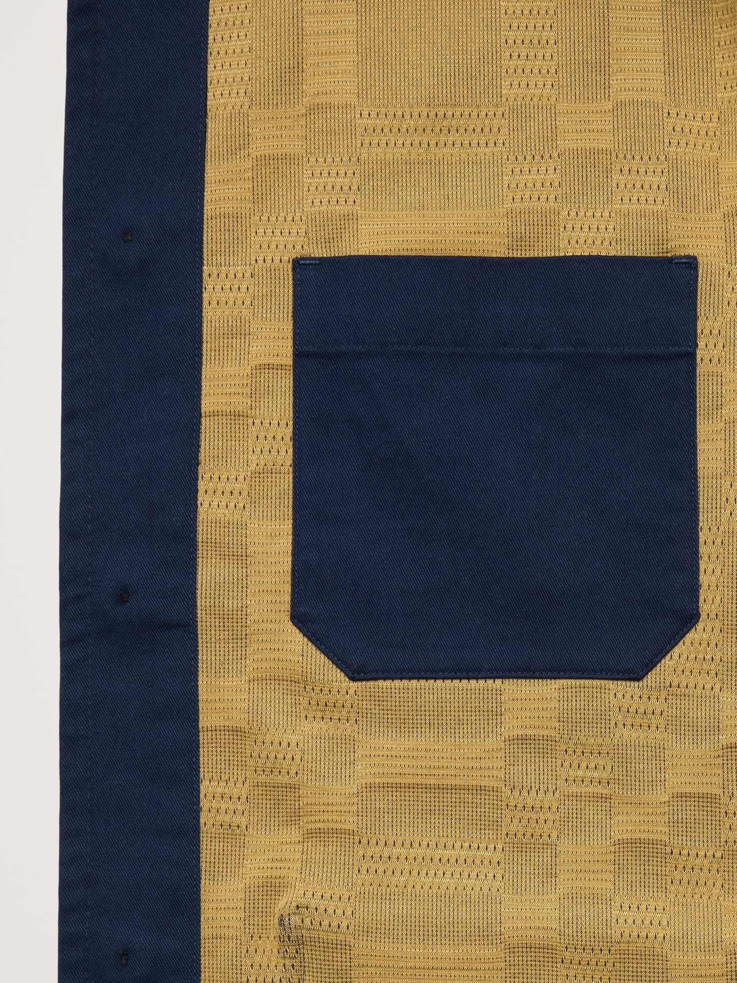 L'image numéro 5 présente Manteau de travail en jacquard