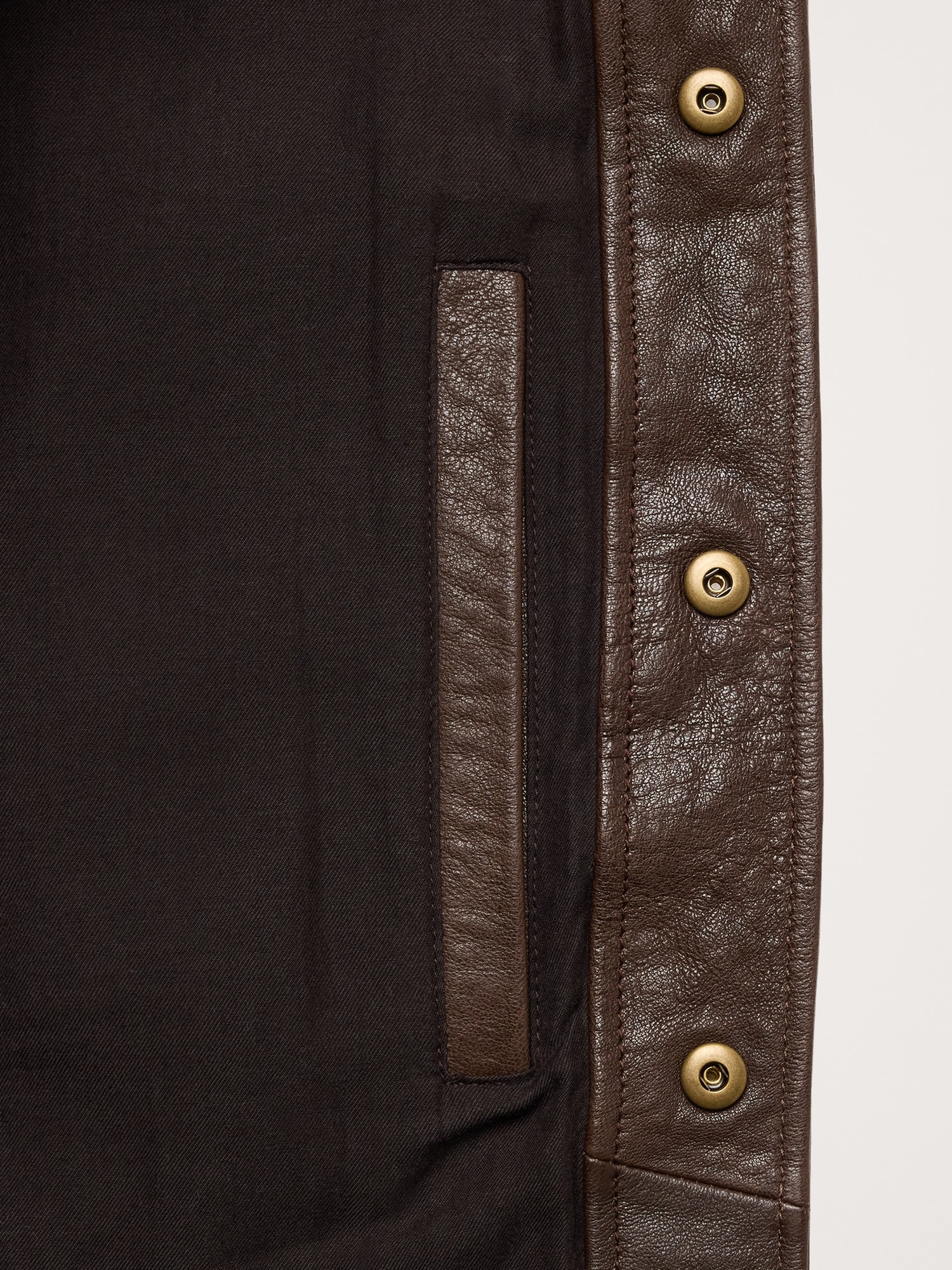 L'image numéro 6 présente Veste de camionneur en cuir