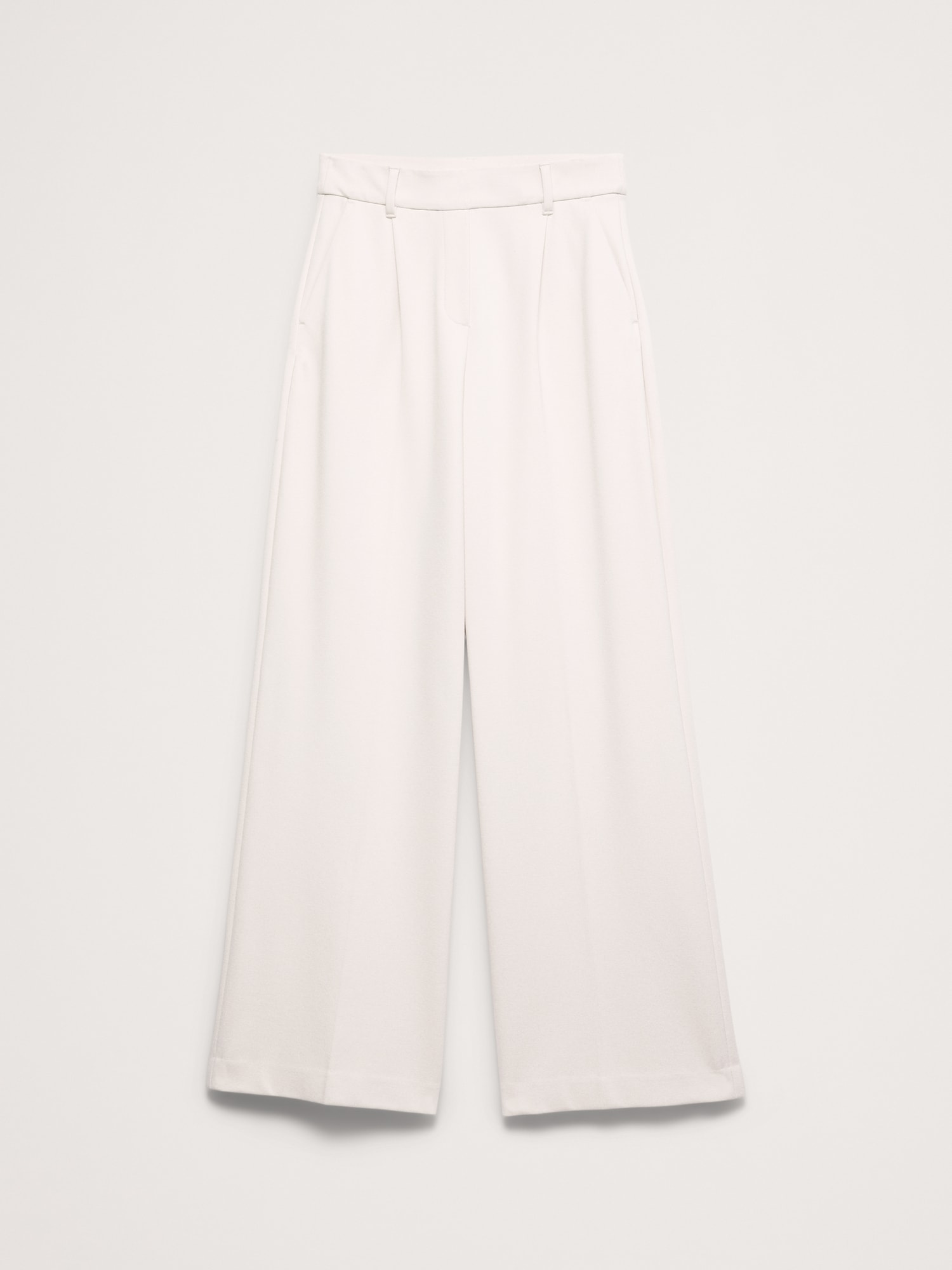 Image number 5 showing, High-Rise Wide-Leg Drapey Ponte Pull-On Pant