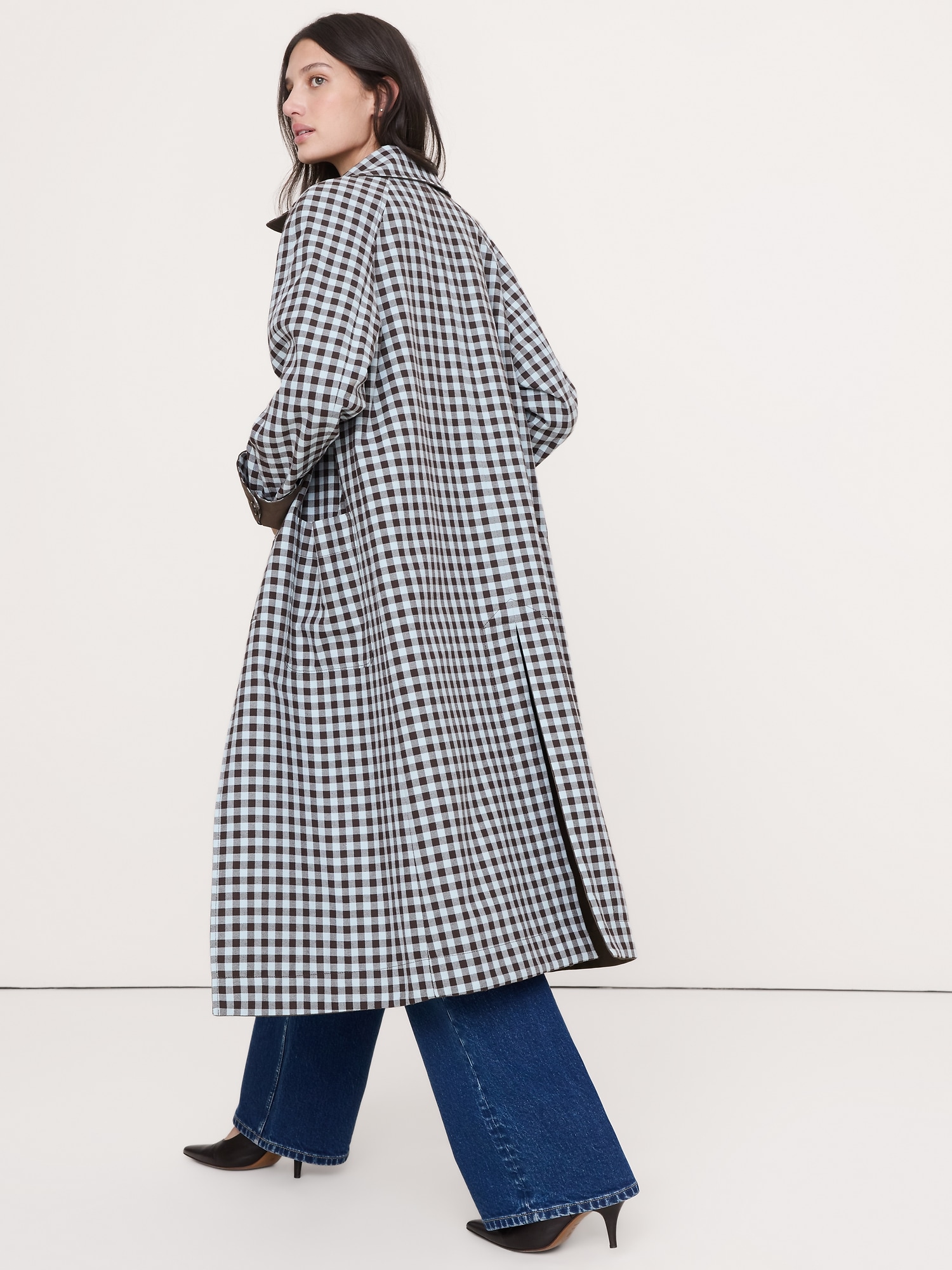 Image number 2 showing, Reversible Cotton Car Coat