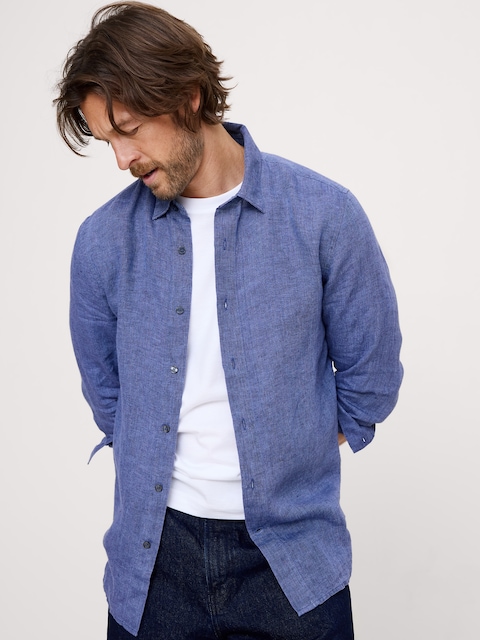 CHEMISE AJUSTÉE EN LIN