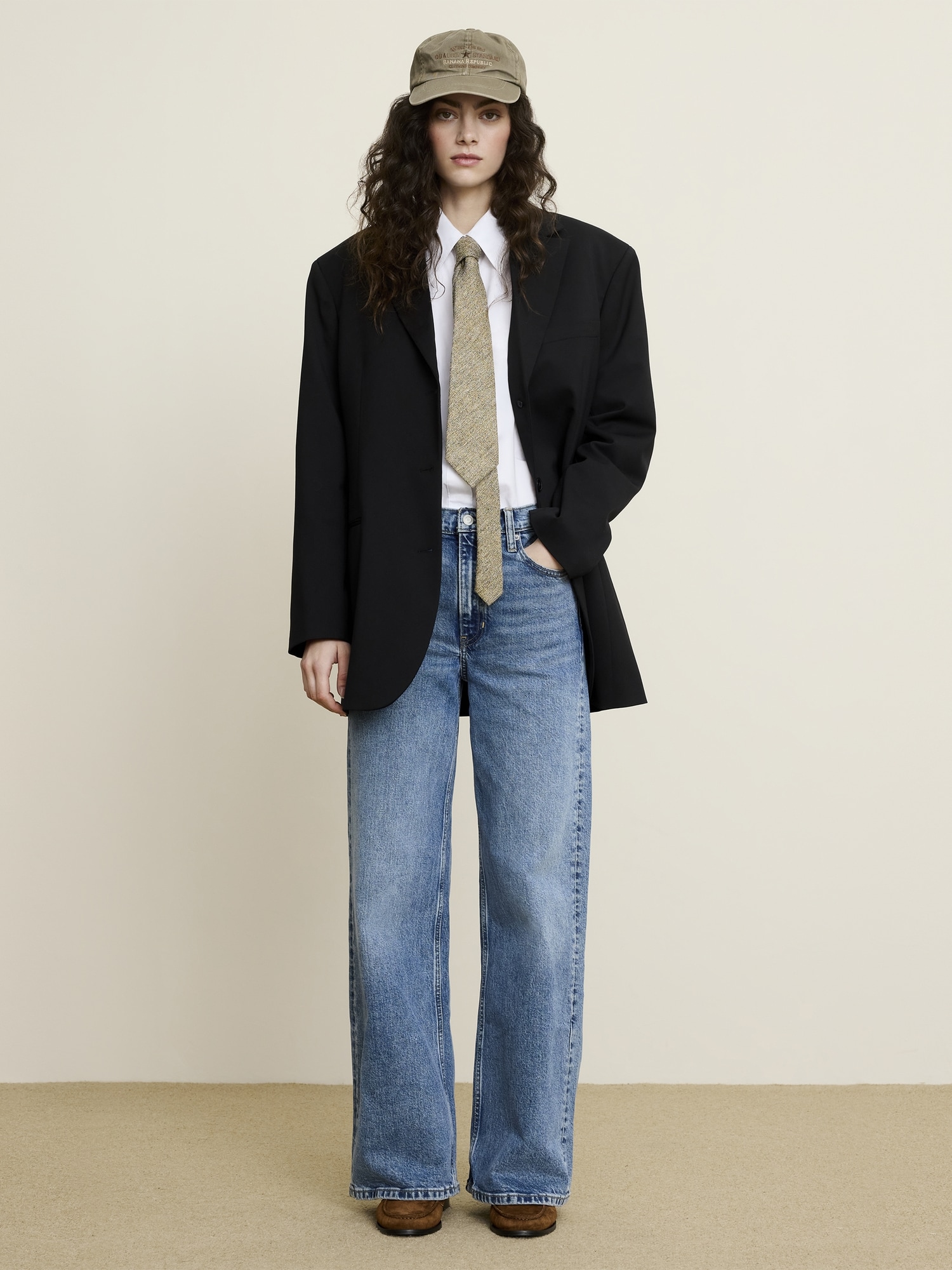 Image number 8 showing, Oversized Twill Blazer