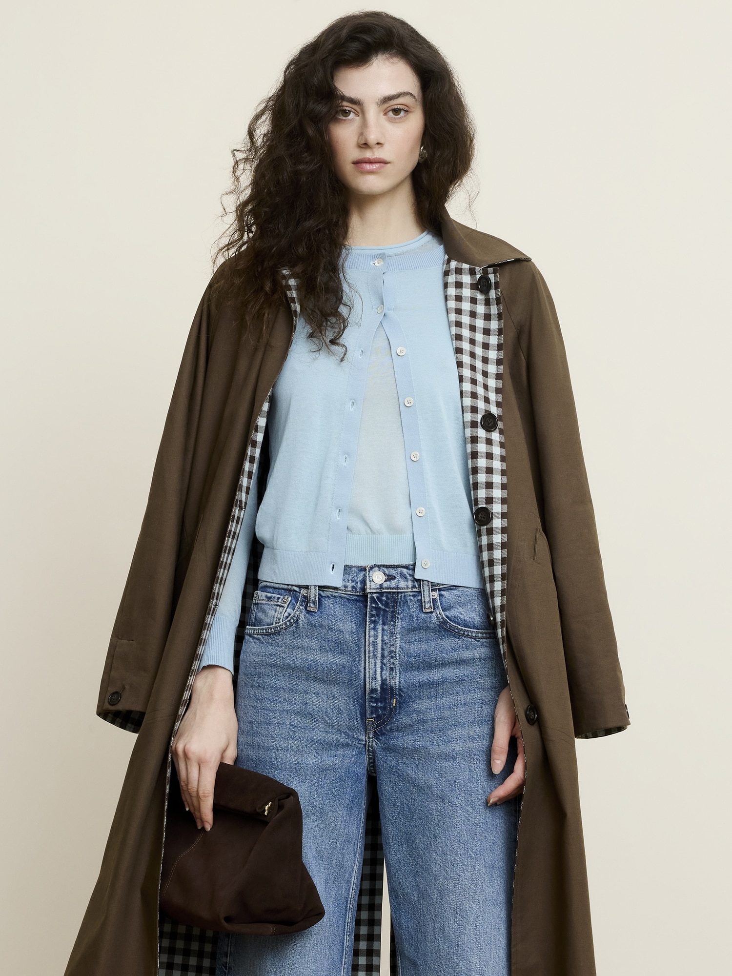 Sheer Ultra-Fine Cotton Cardigan