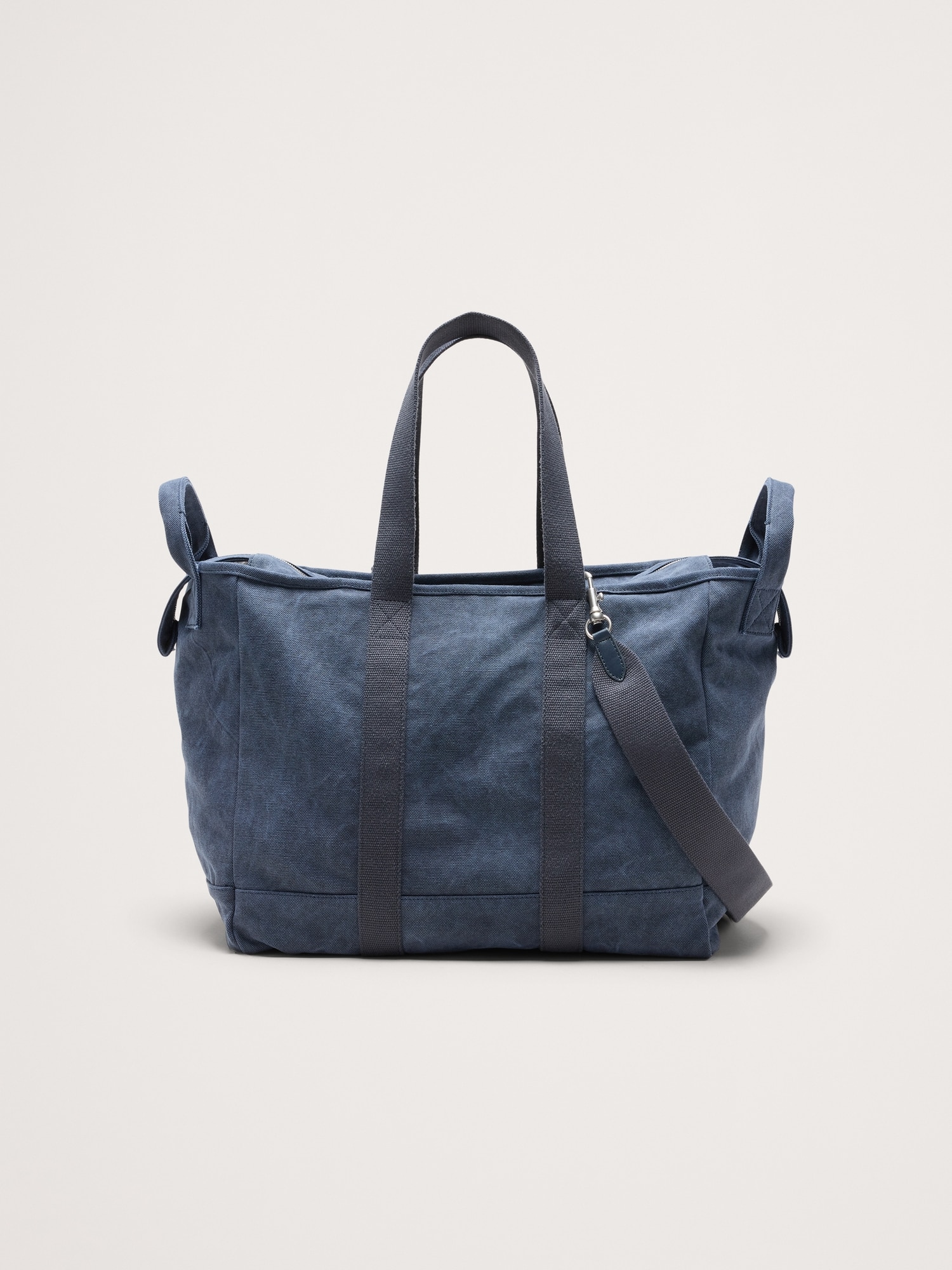 Image number 4 showing, Large Cotton Canvas Weekender Bag