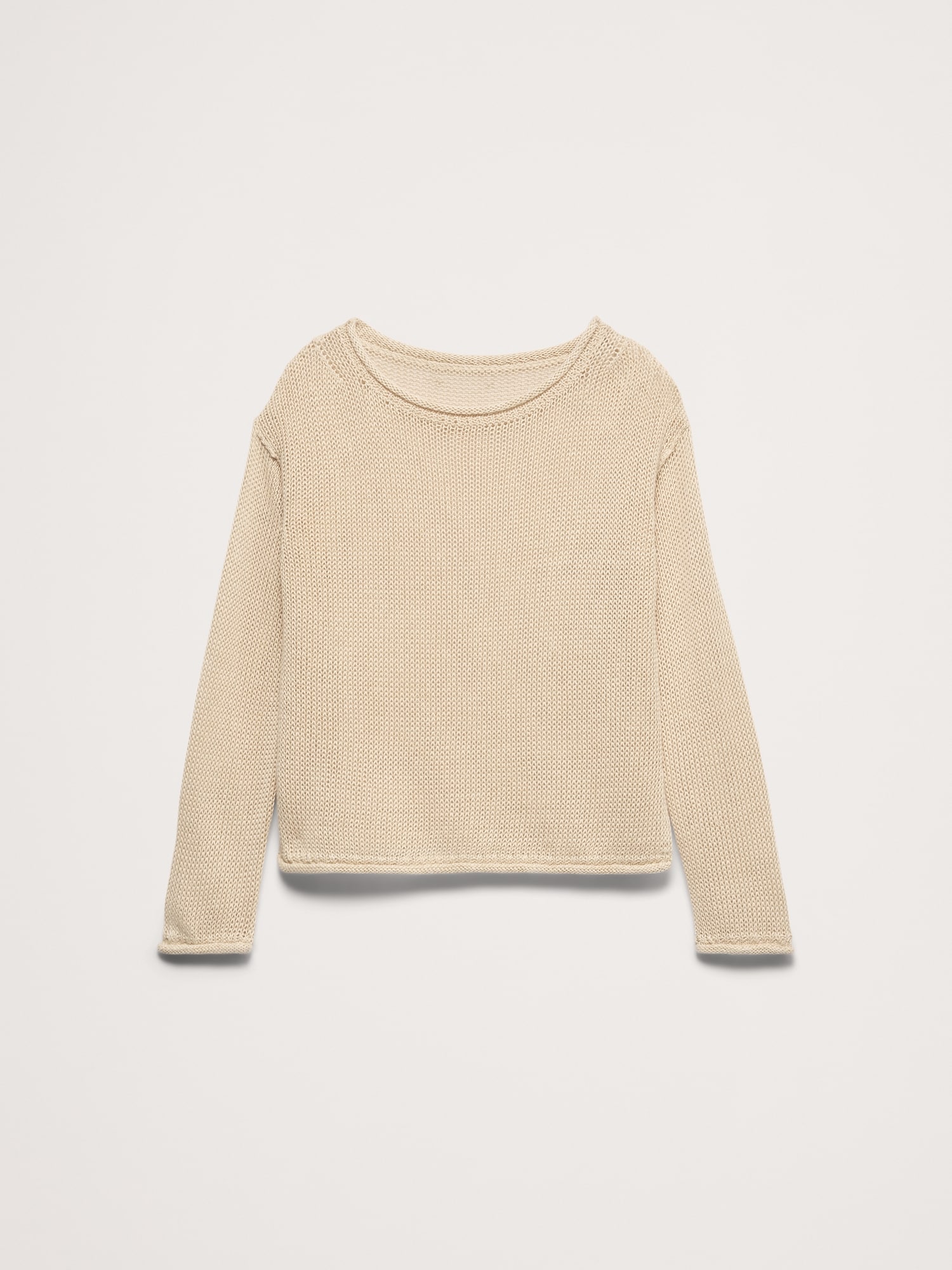 Image number 7 showing, Heirloom Linen Boatneck Sweater