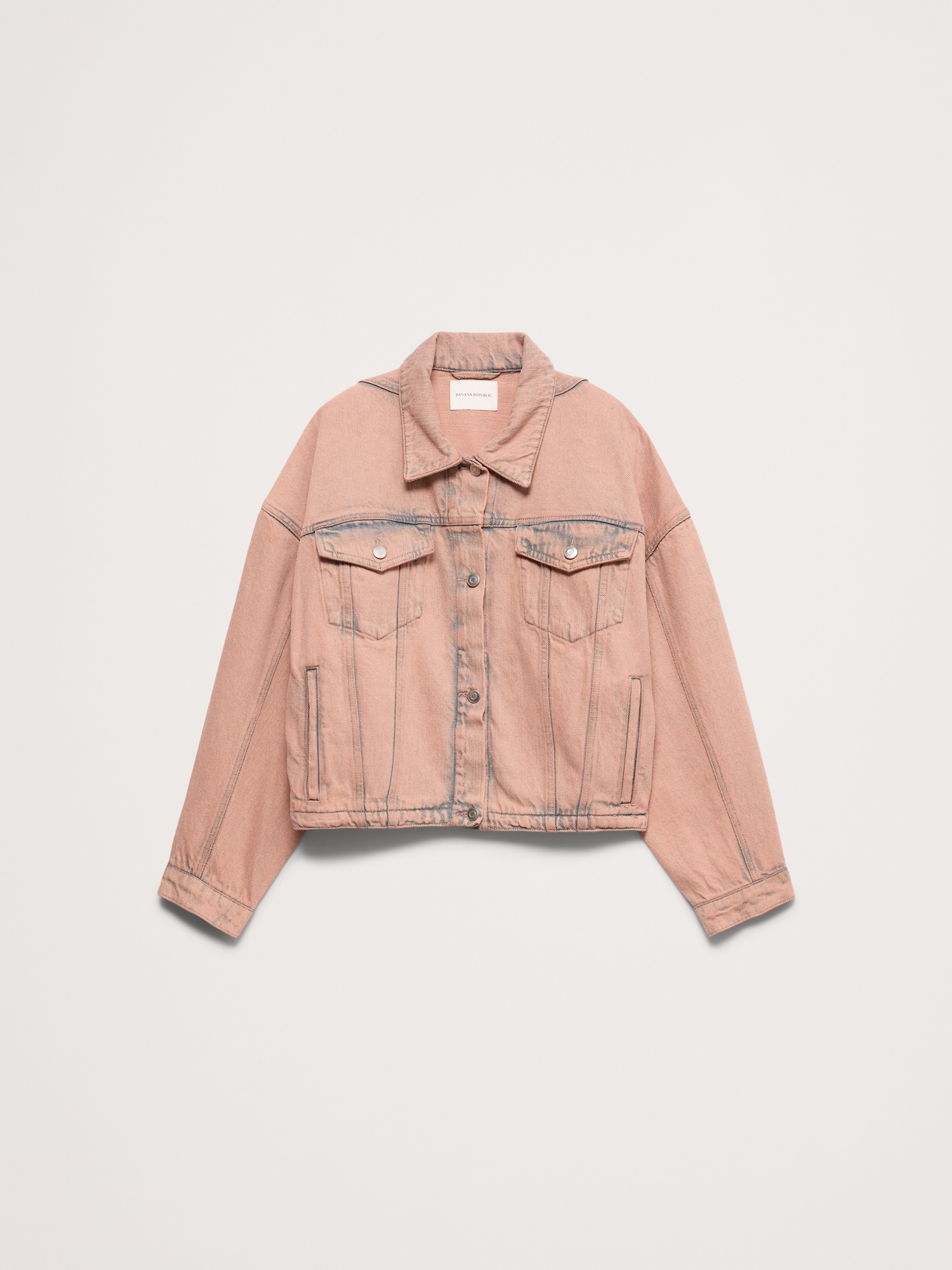 L'image numéro 5 présente Veste surdimensionnée en denim