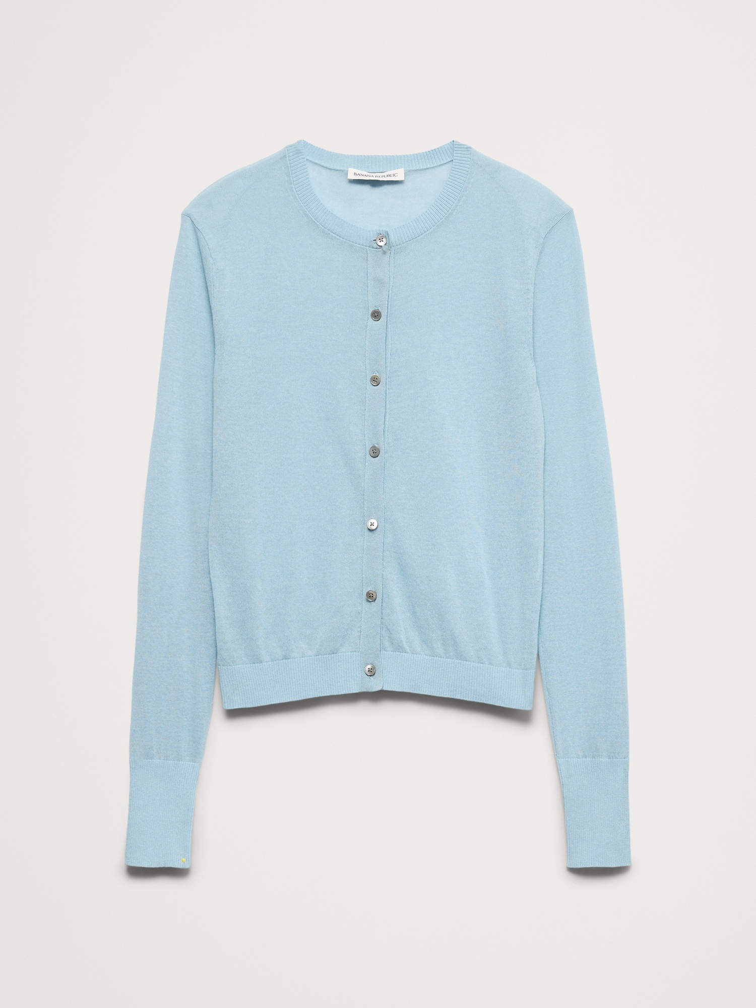 L'image numéro 5 présente Cardigan en coton diaphane ultra-fin