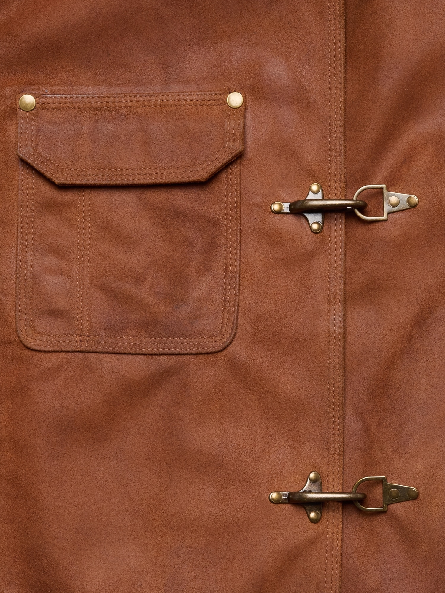 L'image numéro 7 présente Veste en suède texturé