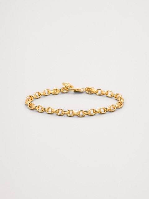 BRACELET À PETITS MAILLONS OVALES DOUBLES