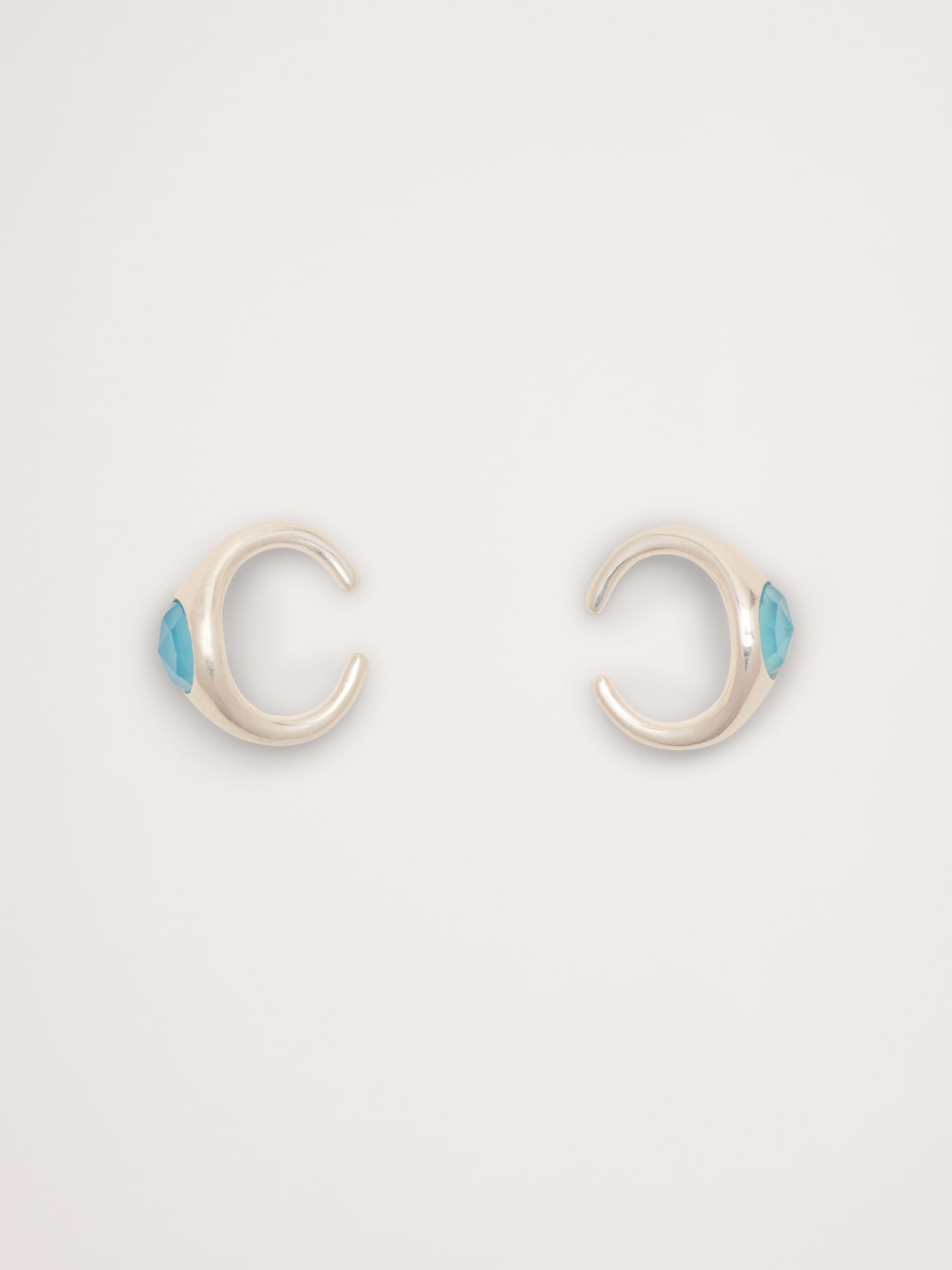 Blue Chalcedony Ear Cuff