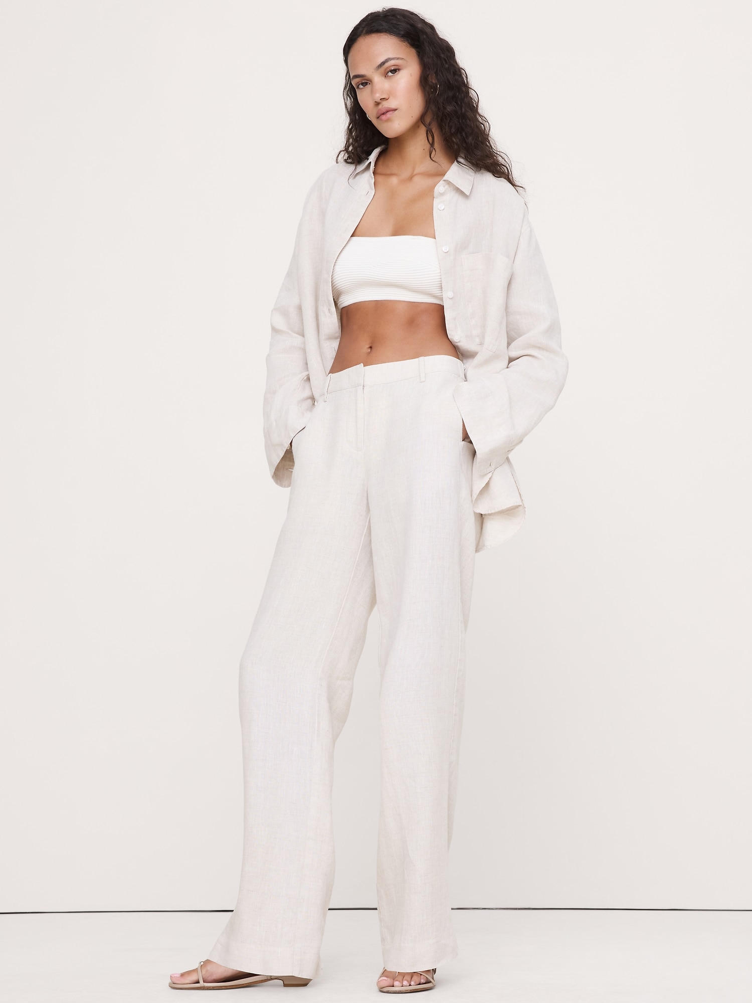 The Everyday Wide-Leg Pant in Linen
