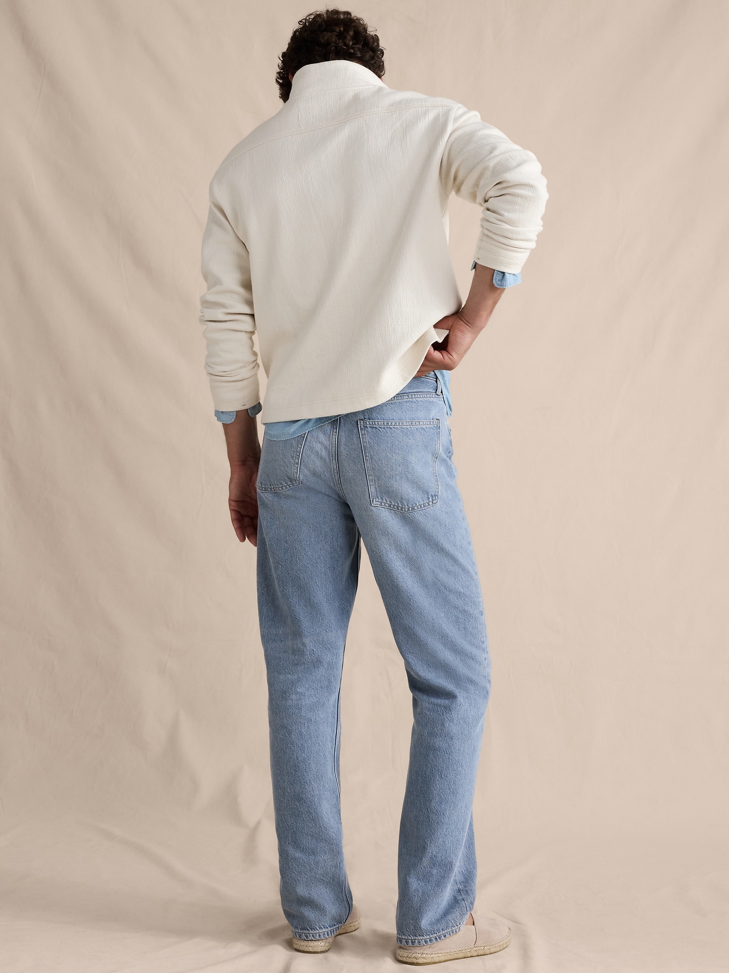 Image number 7 showing, Relaxed-Straight Lightweight Jean