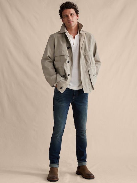 JEAN VOYAGEUR LUXUEUX À COUPE ÉTROITE
