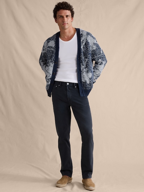 JEAN VOYAGEUR LUXUEUX À COUPE DROITE