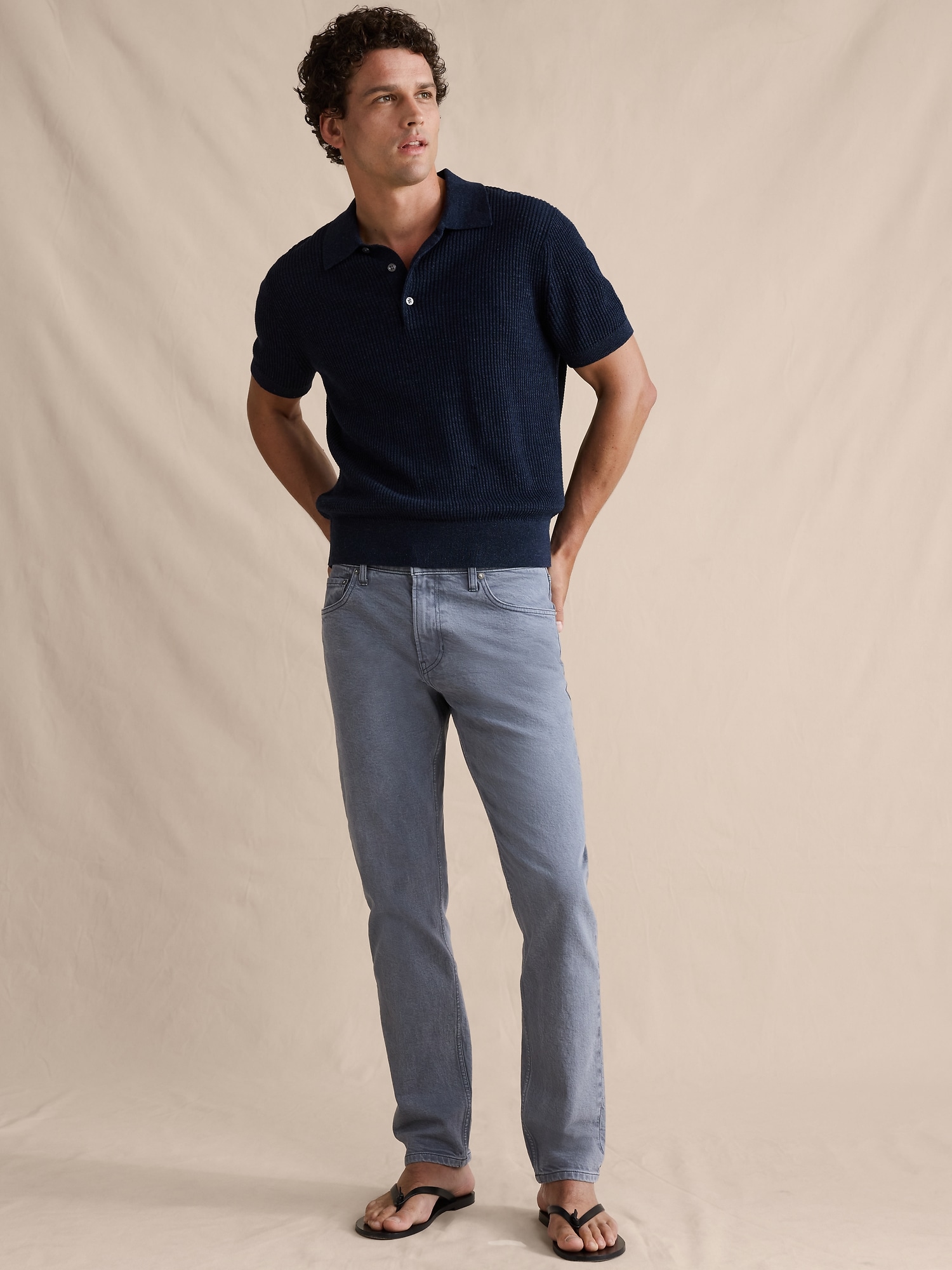 DENIM AUTHENTIQUE, COUPE ÉTROITE