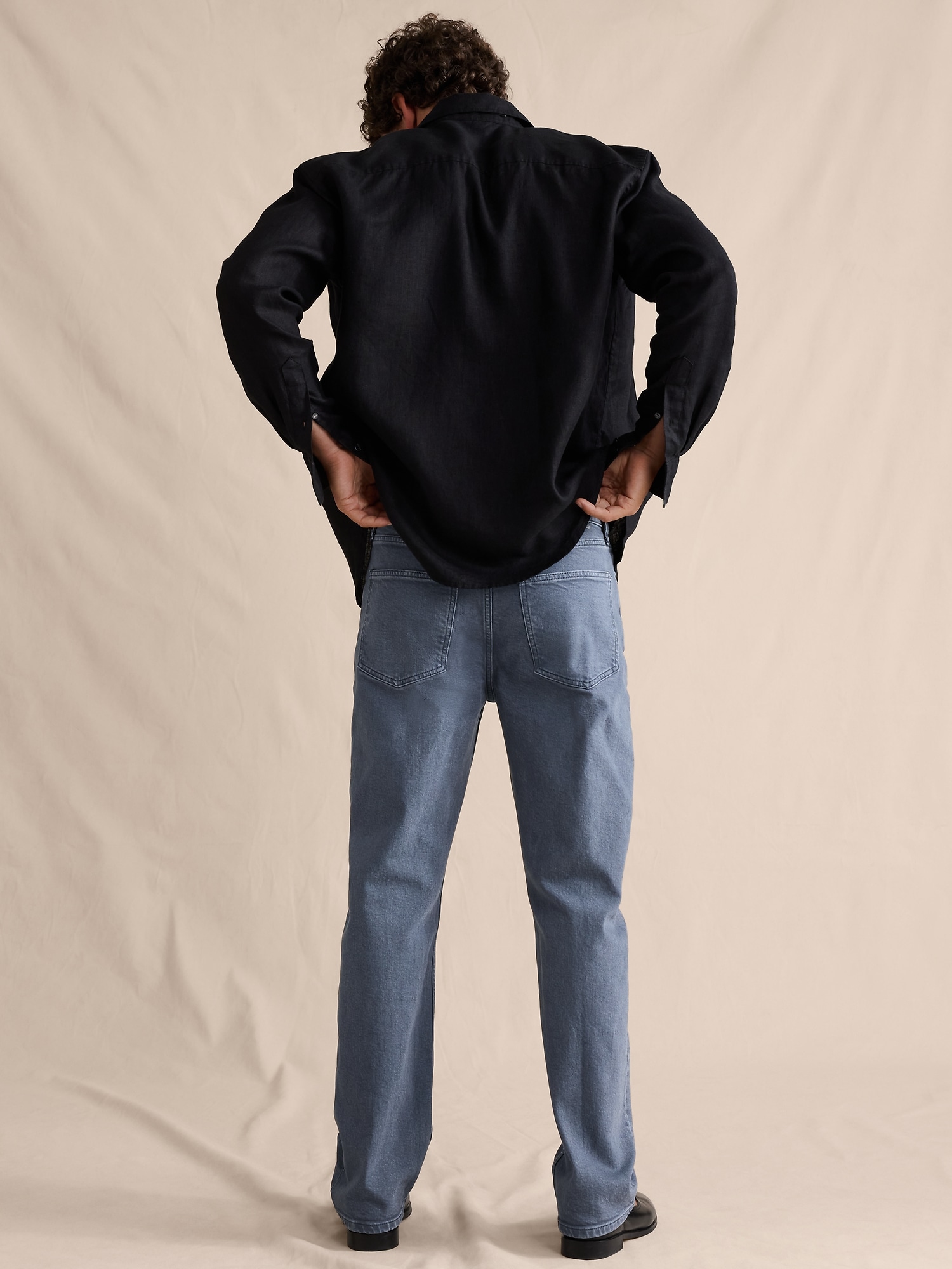 L'image numéro 2 présente Jean authentique coupe droite