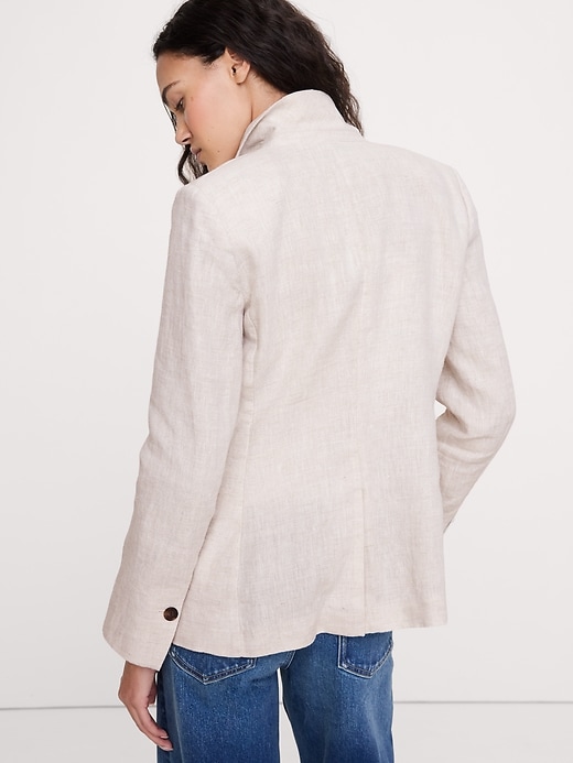 Slim Linen Blazer | Banana Republic