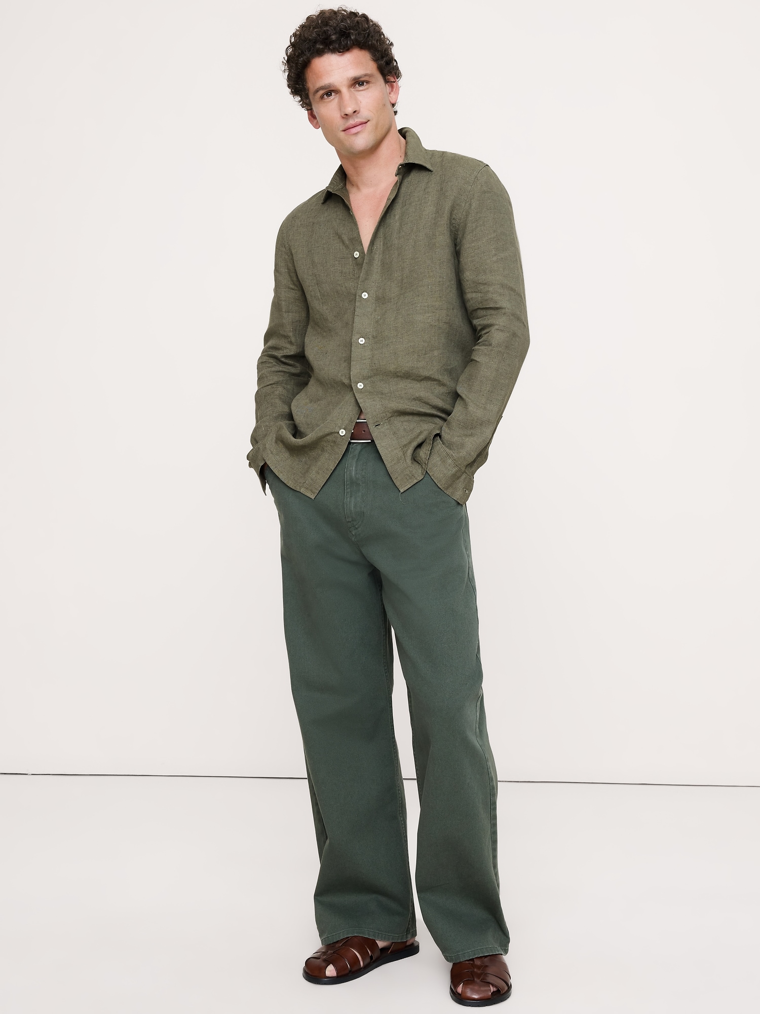Standard-Fit Linen Shirt