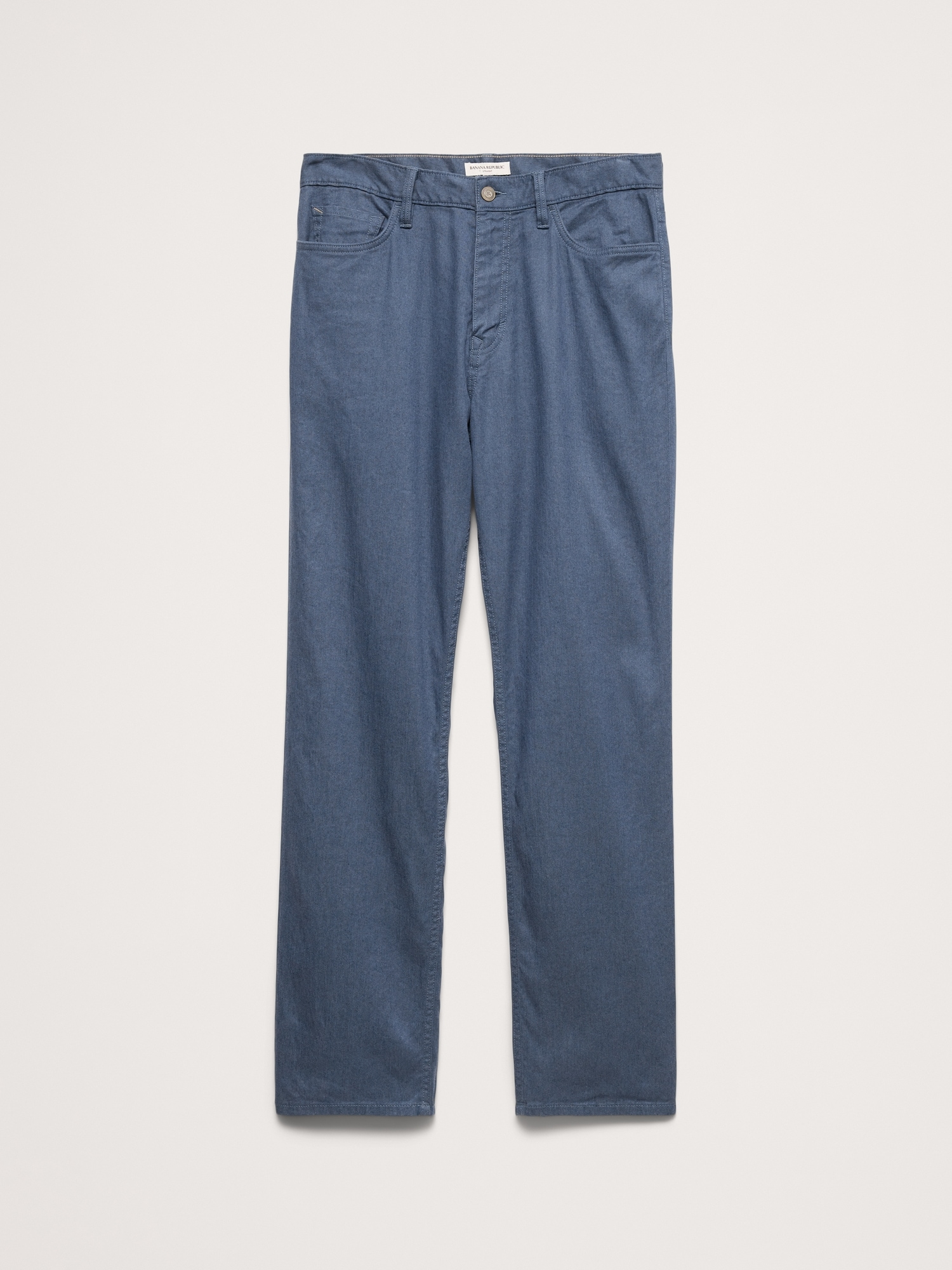 L'image numéro 4 présente Pantalon Voyageur droit en lin et coton